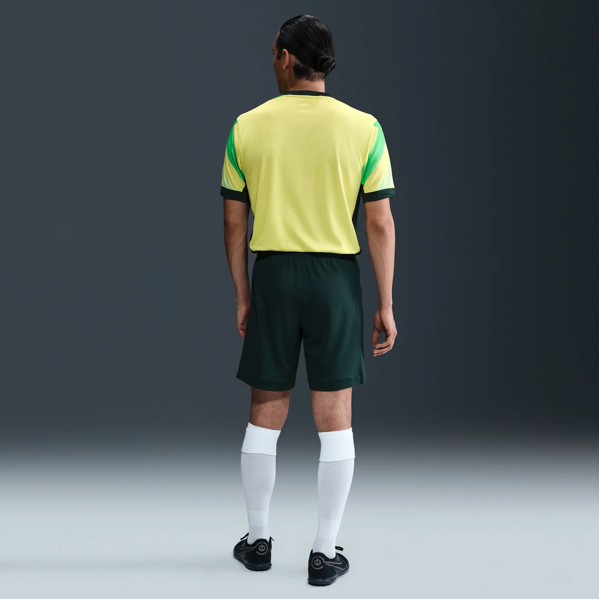 Australia 2025/26 Stadium Home Men's Nike Dri-FIT Football Replica Shorts - Green - Polyester