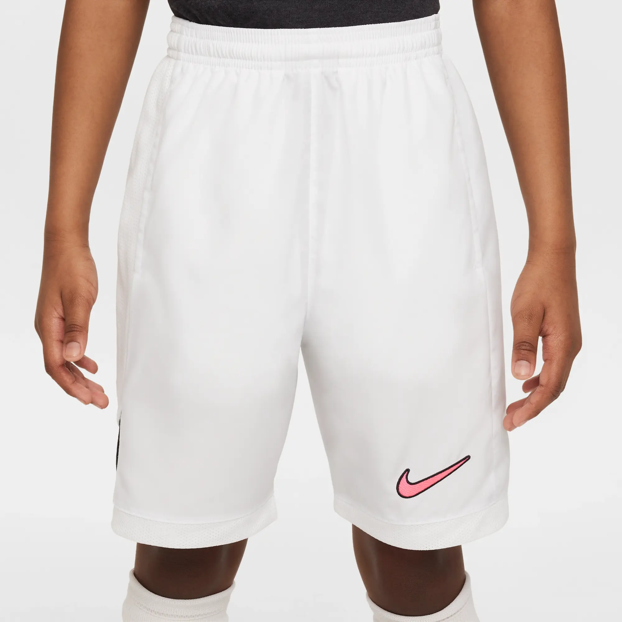 Nike Academy Older Kids' Dri-FIT Football Shorts - White - Polyester