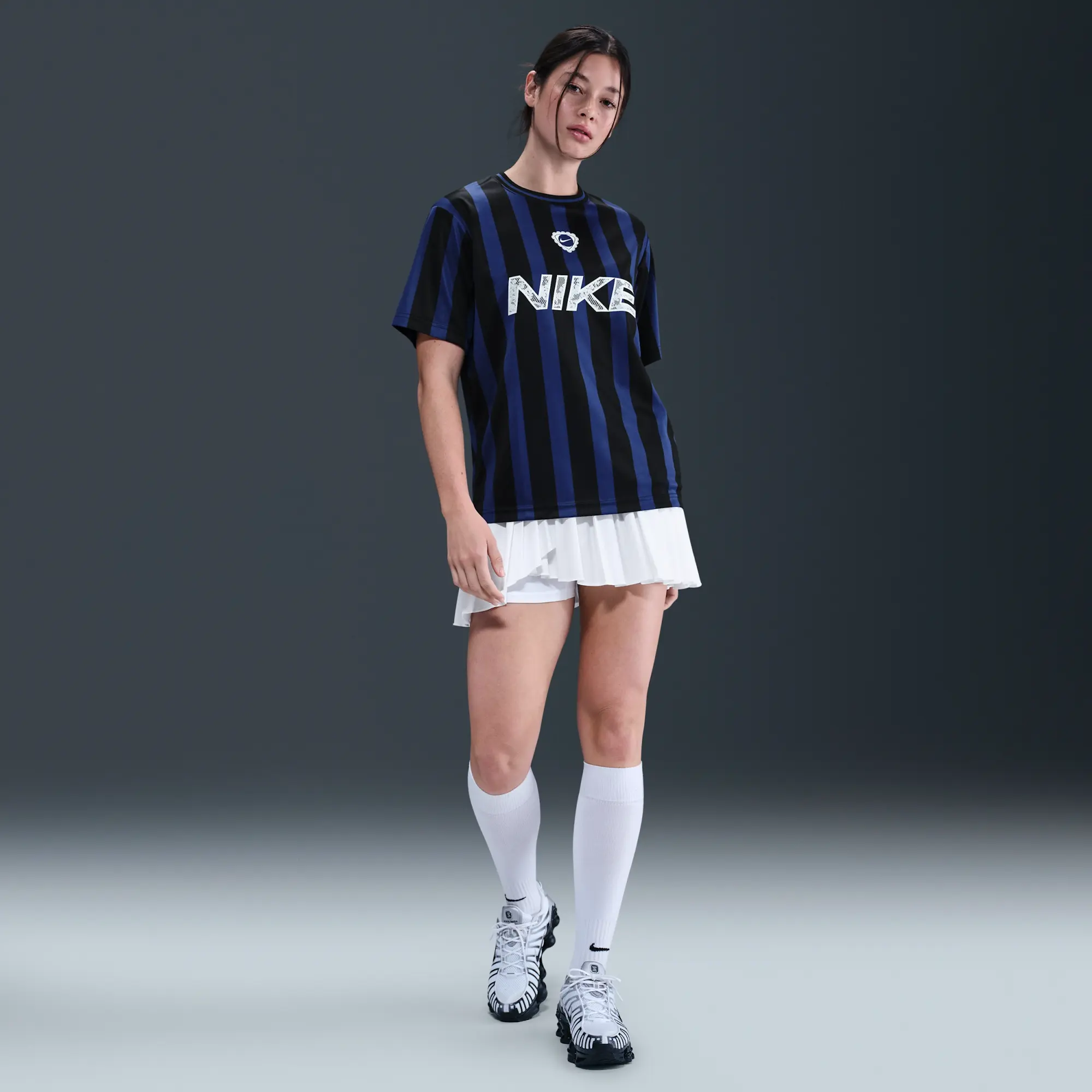 Nike Sportswear Women's Football Shirt - Blue - Polyester