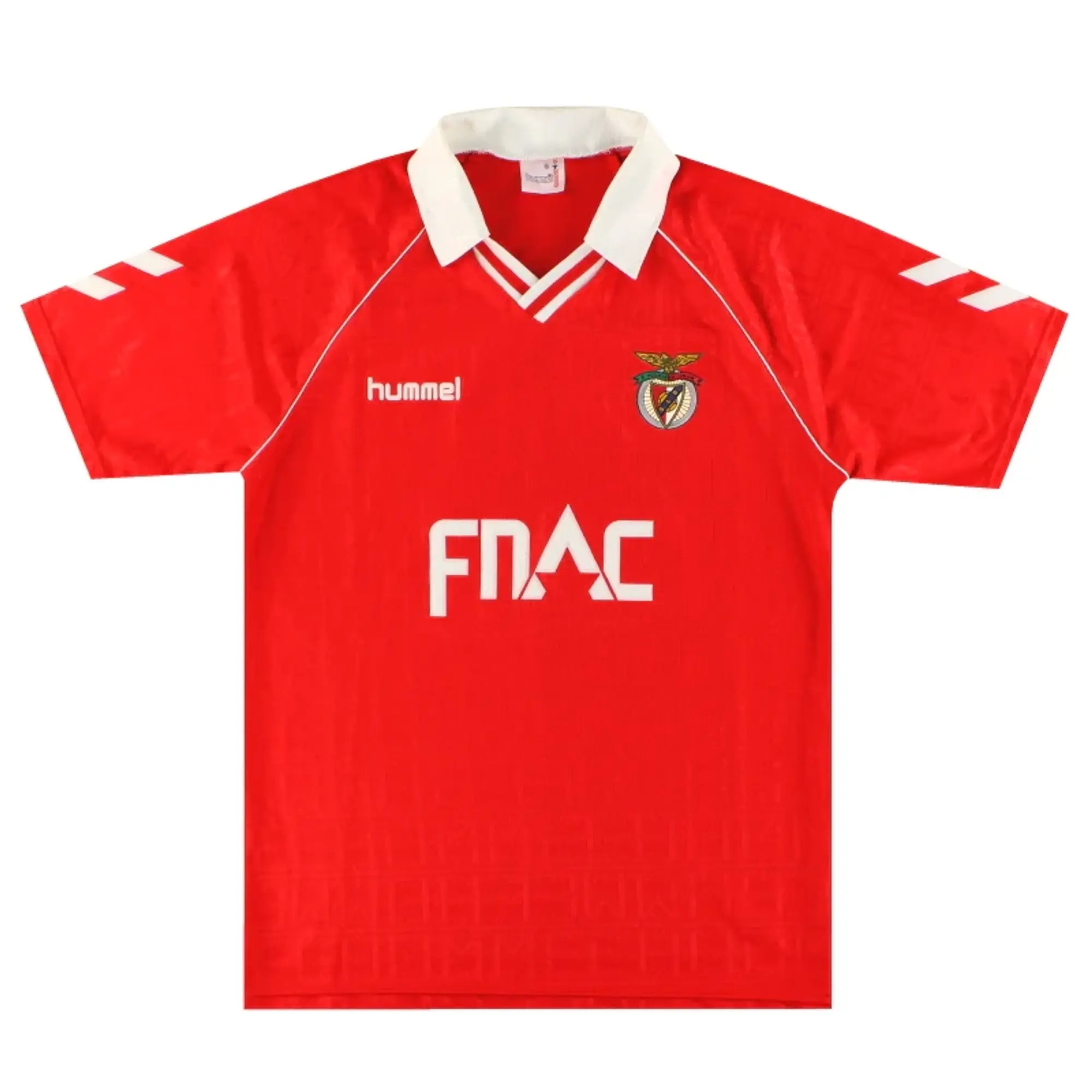 1990-91 Benfica Hummel Home Shirt XL - Benfica / Excellent / XL