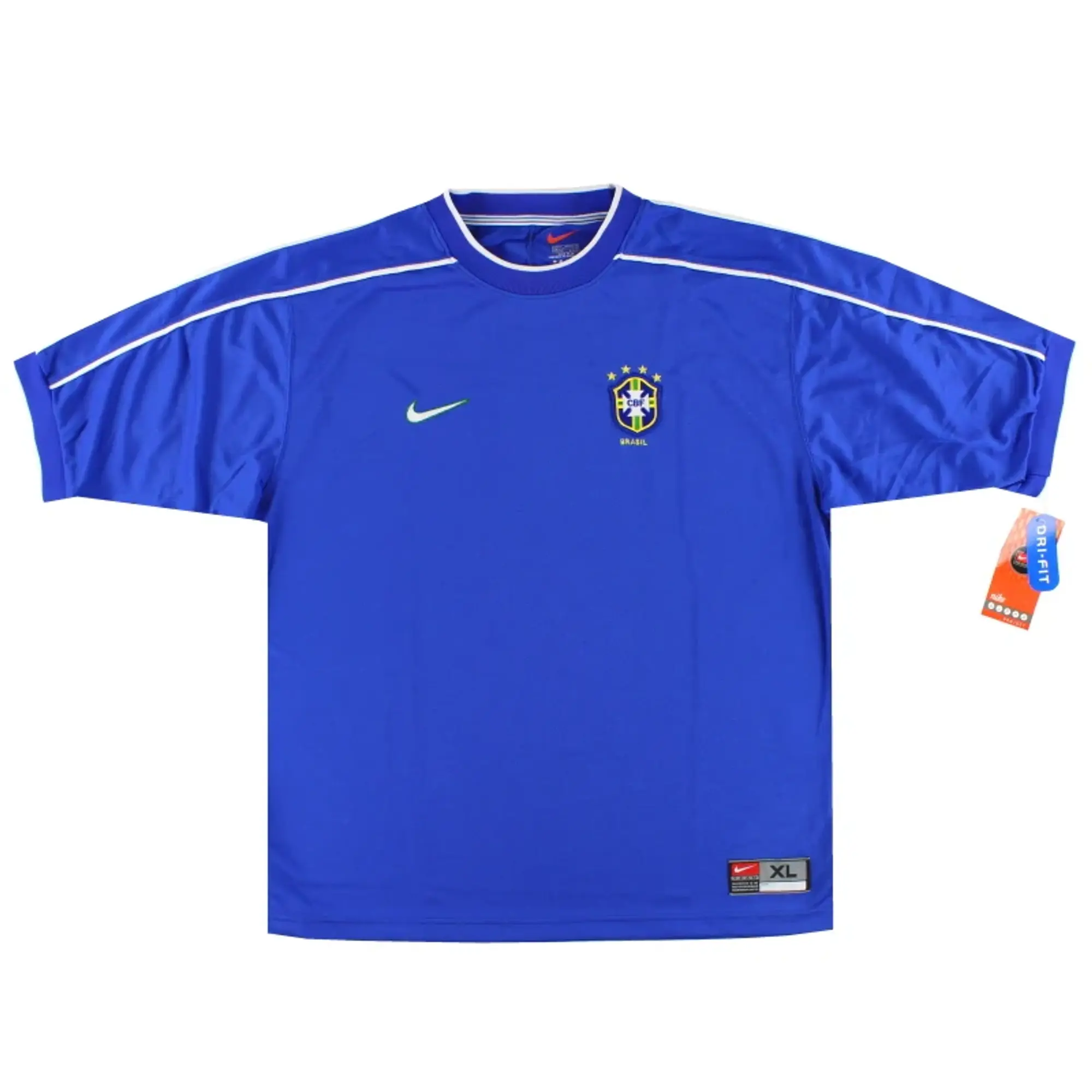 1998-00 Brazil Nike Away Shirt *w/tags* XL - Brazil / w/tags / XL