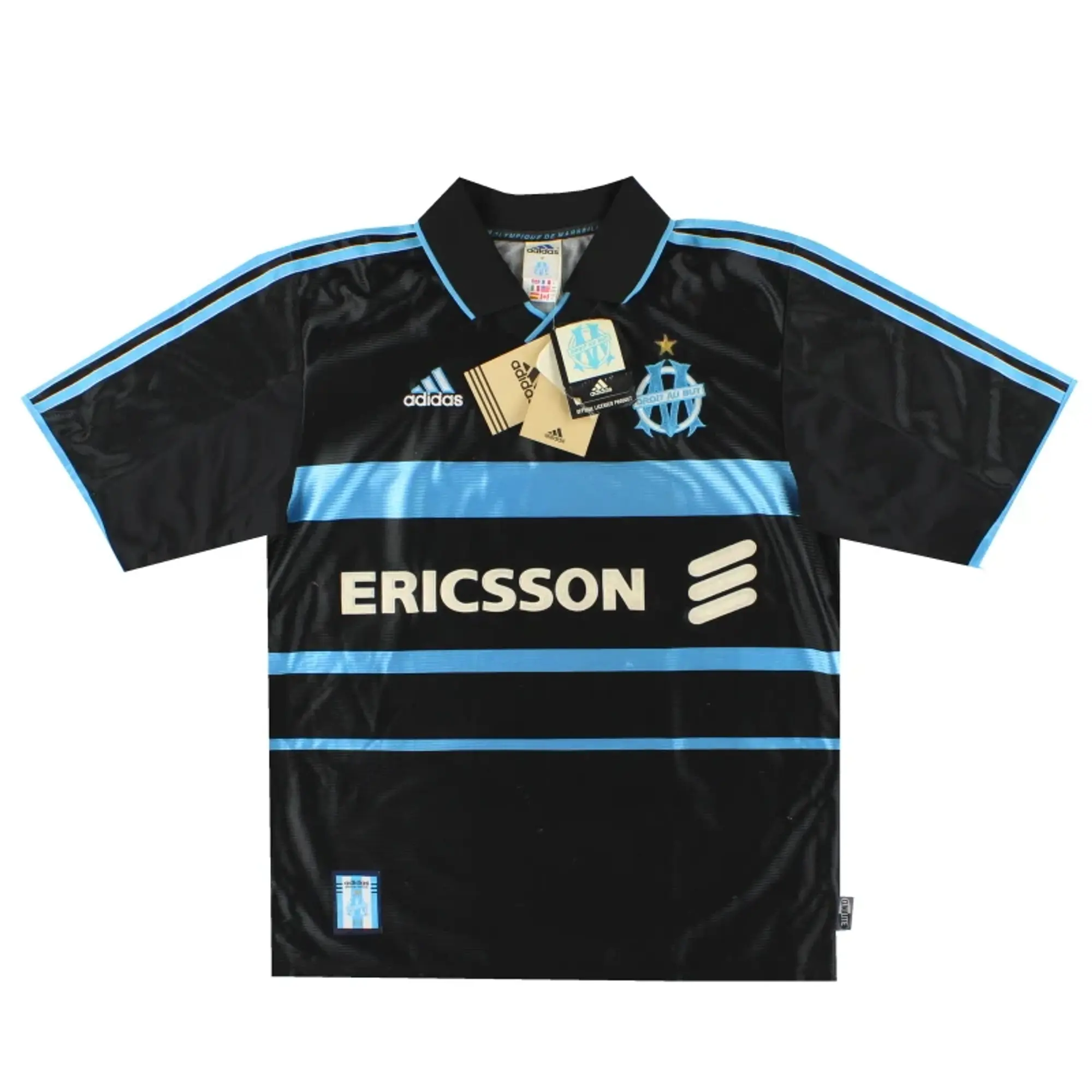 1999-00 Marseille adidas Third Shirt *w/tags* S - Olympique Marseille / w/tags / Small