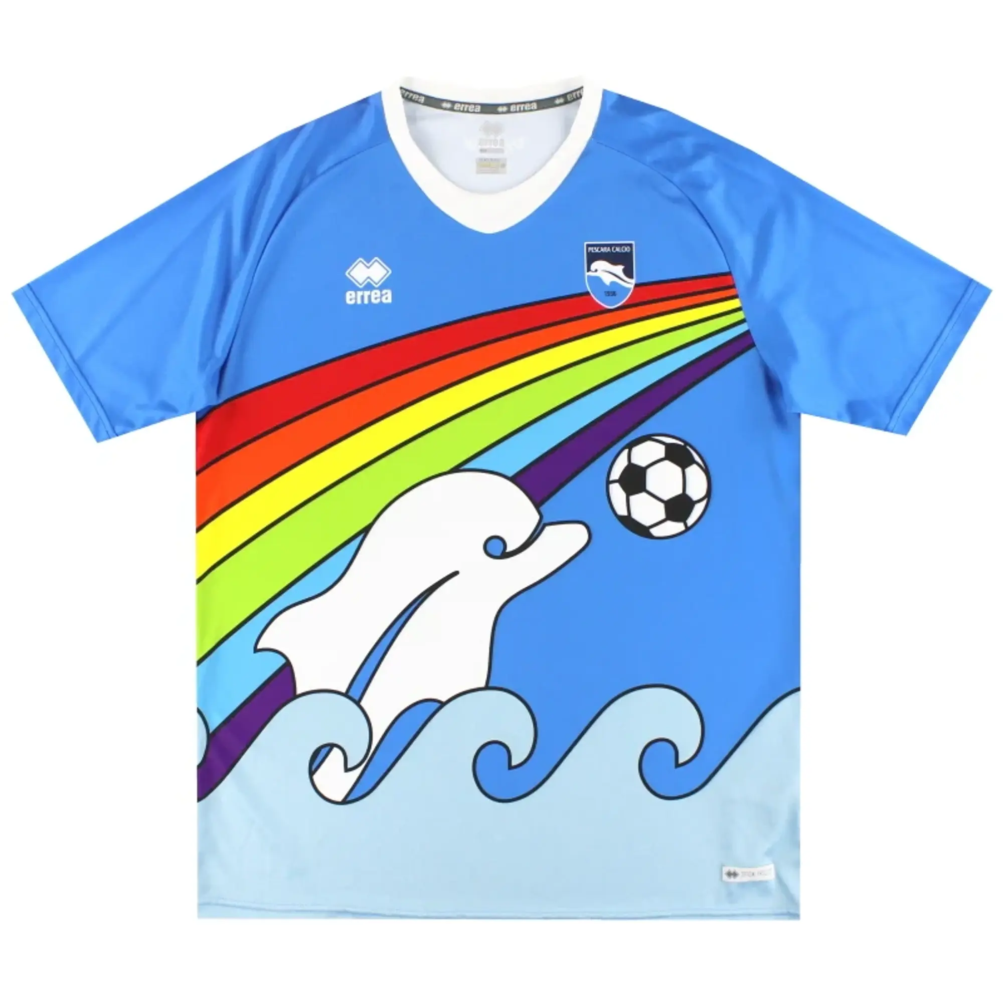 2020 Pescara Errea Special Edition Rainbow Shirt *As New* 5XL - Other Italian Clubs / As New / 5XL