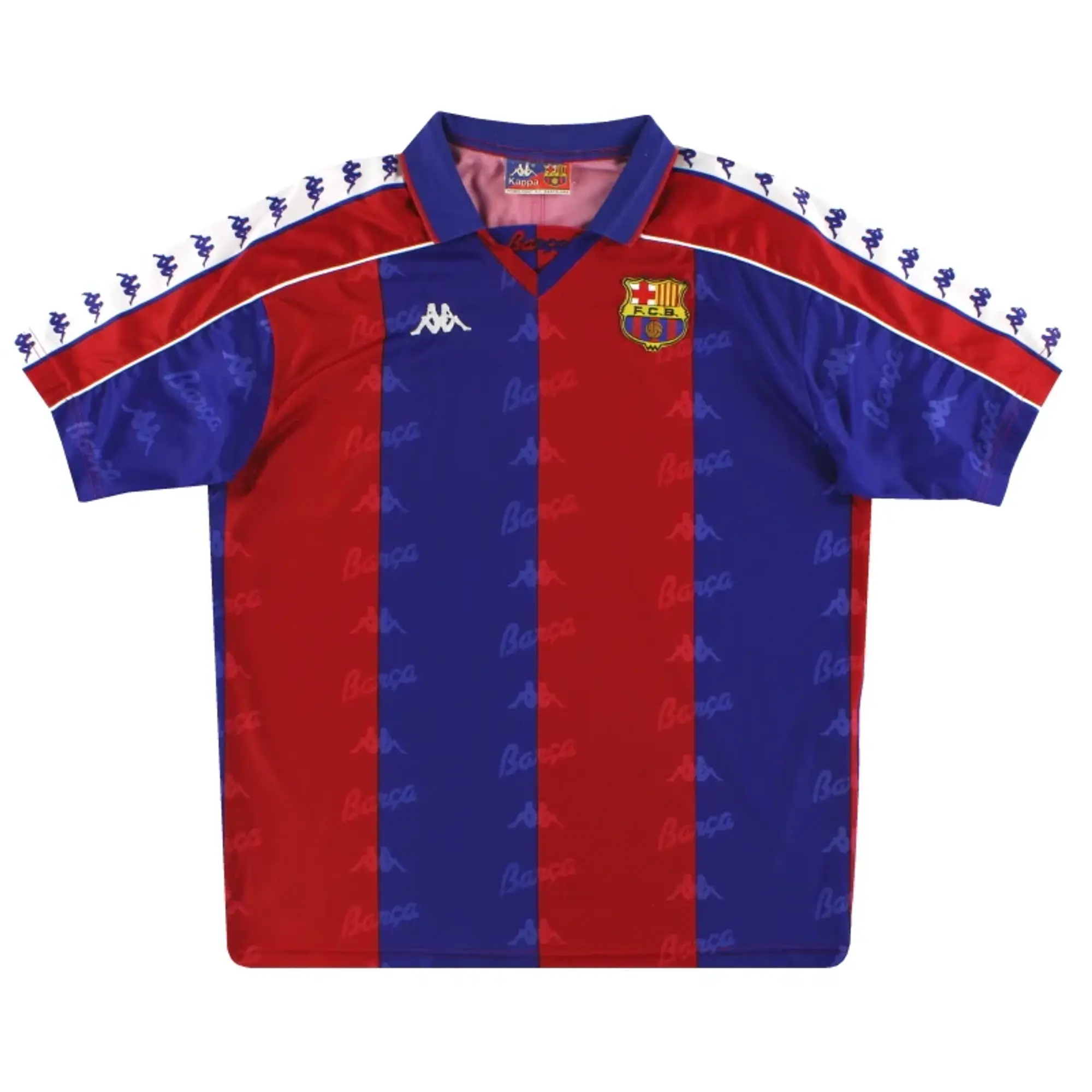 1992-95 Barcelona Kappa Home Shirt M - Barcelona / Good / Medium