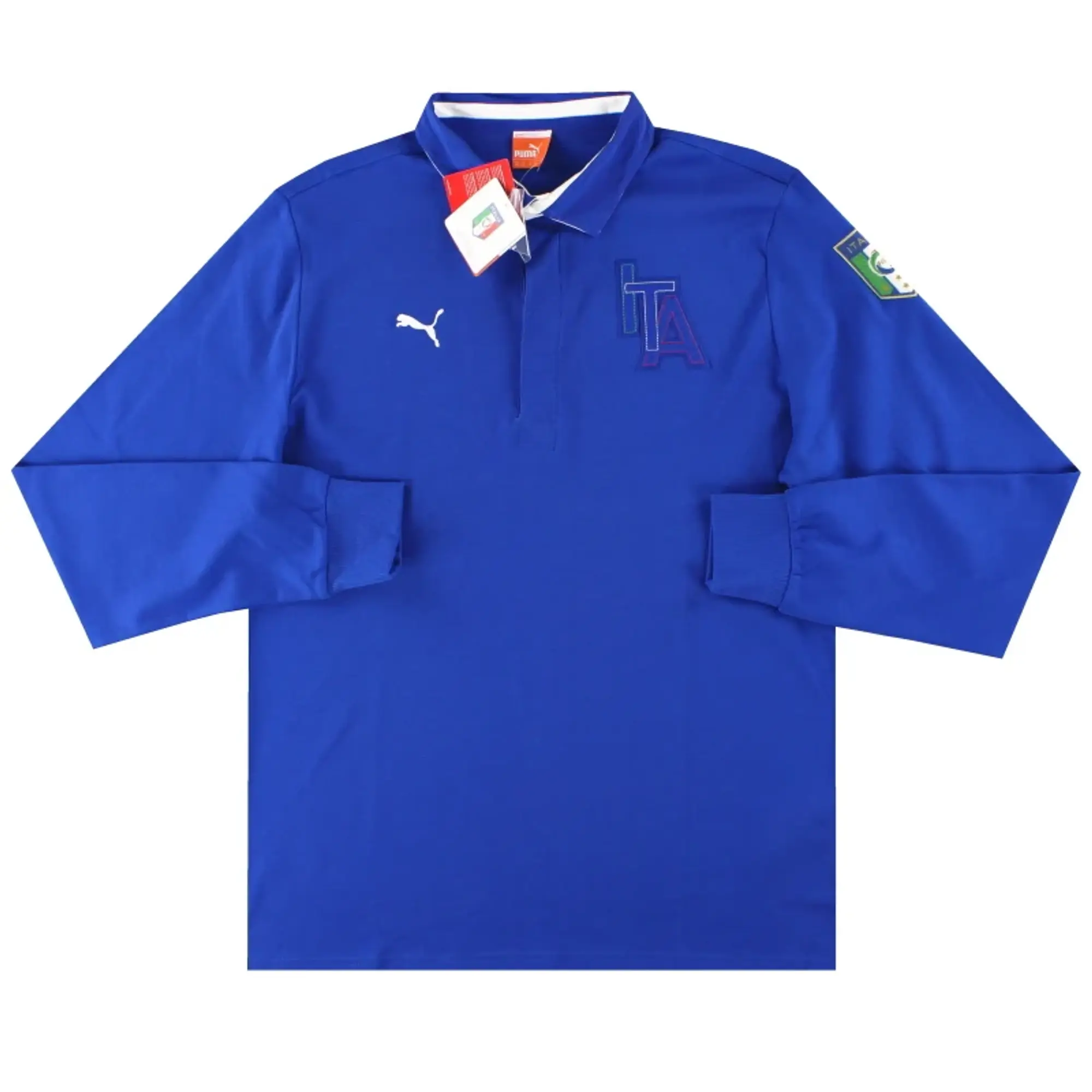 2012-13 Italy Puma Polo Shirt L/S *BNIB* XL.Boys - Italy / BNIB / Youth