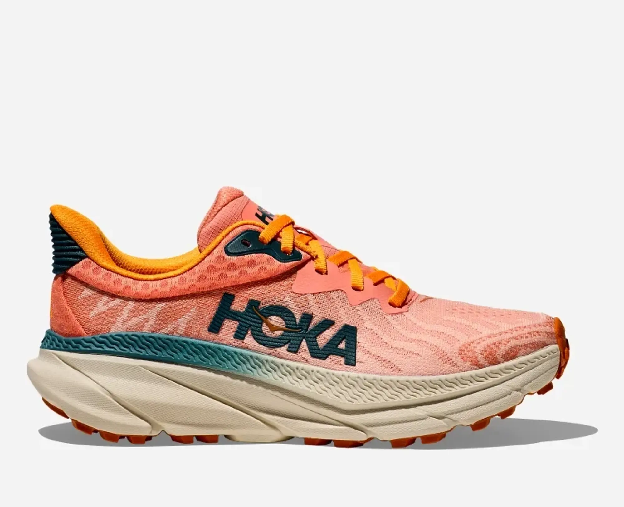 Hoka Women's Challenger 7 Road Running Shoes In Feldspar/Birch