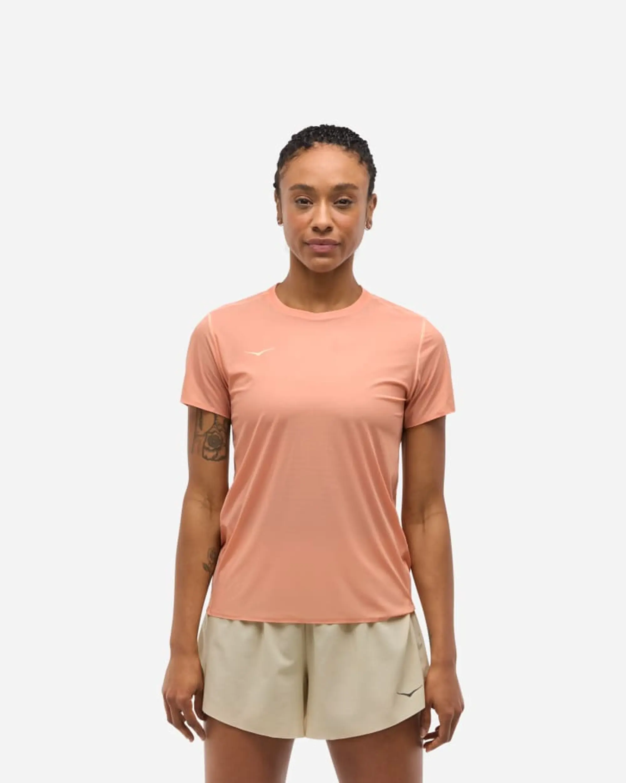 Hoka Women's Airolite Run Top In Dry Clay