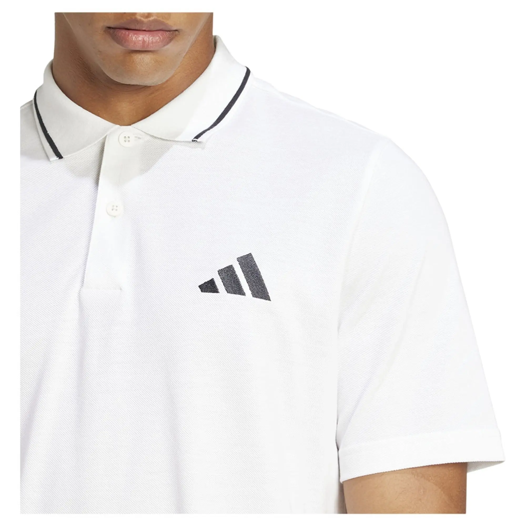 Manchester United x adidas Essentials Pique Polo Shirt White