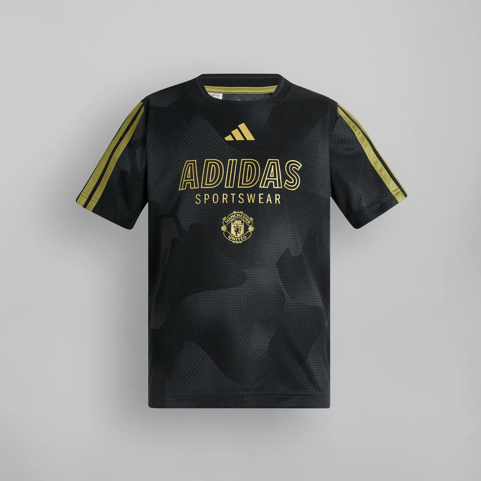 Manchester United x adidas Kids House of Tiro Cargo T-Shirt Black