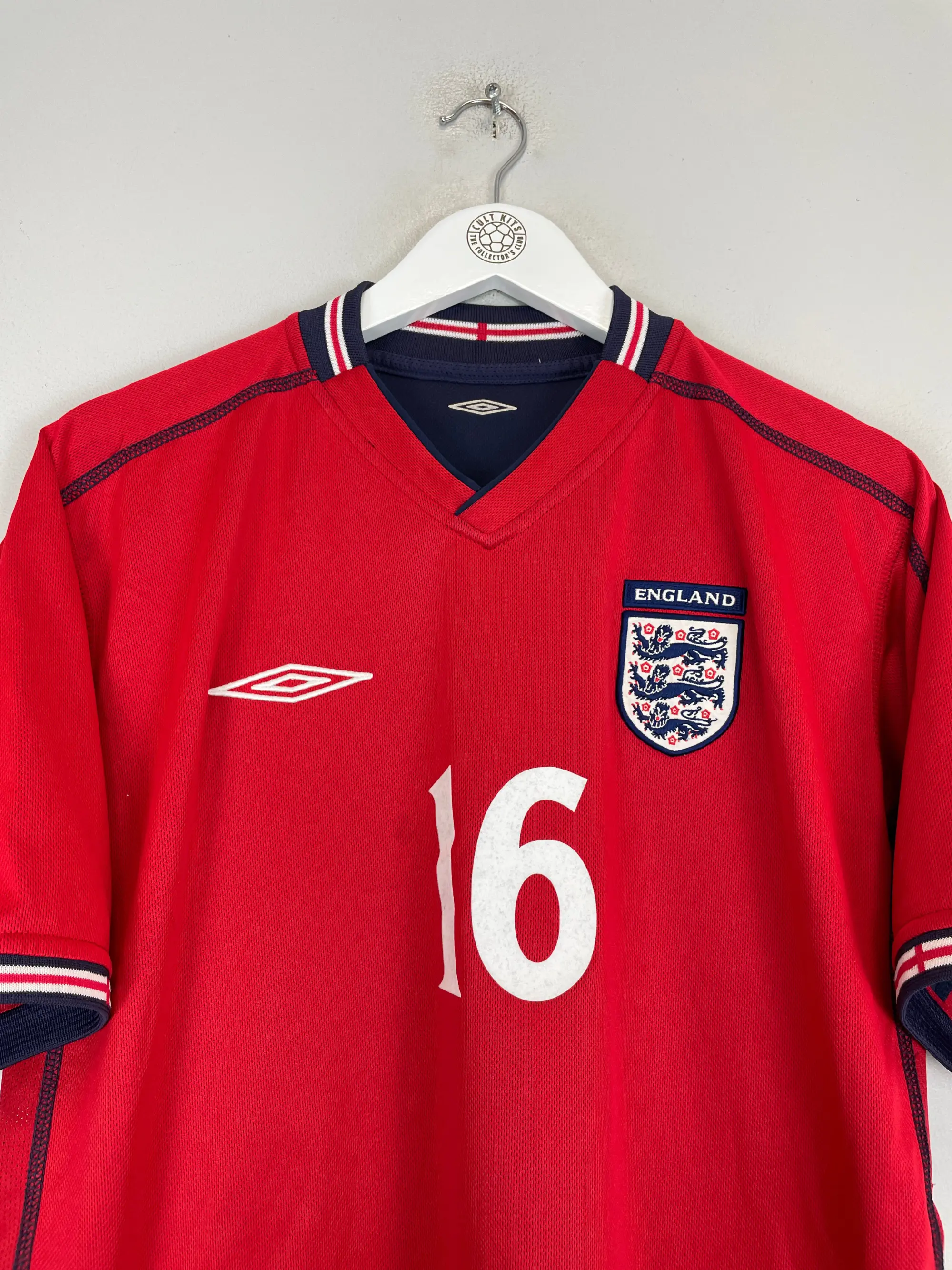 2002/04 ENGLAND KING #16 AWAY SHIRT (M) UMBRO | Cult Kits