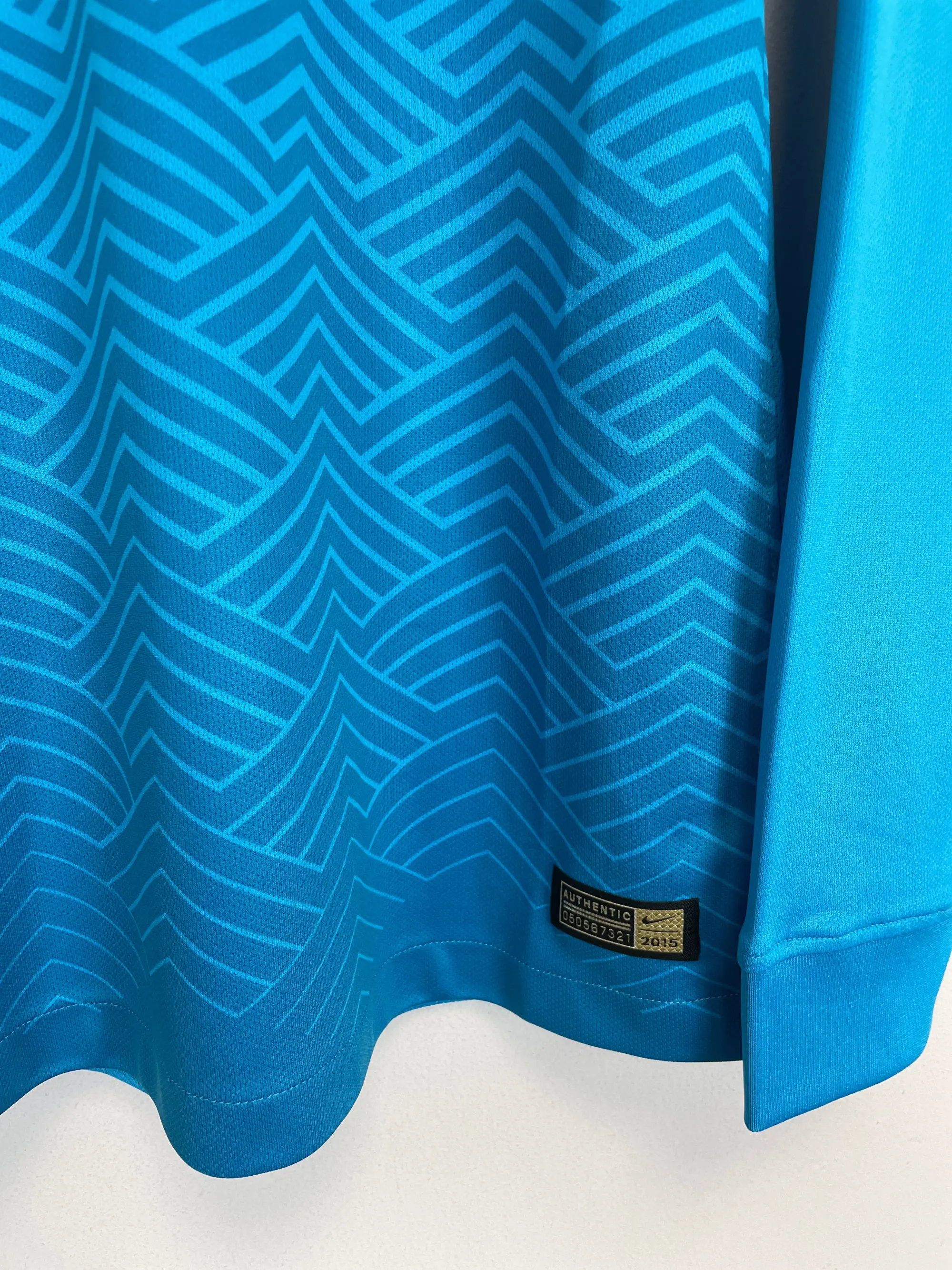 CULT KITS - 2015/16 ZENIT ST PETERSBURG *PLAYER ISSUE* L/S HOME SHIRT (M) NIKE