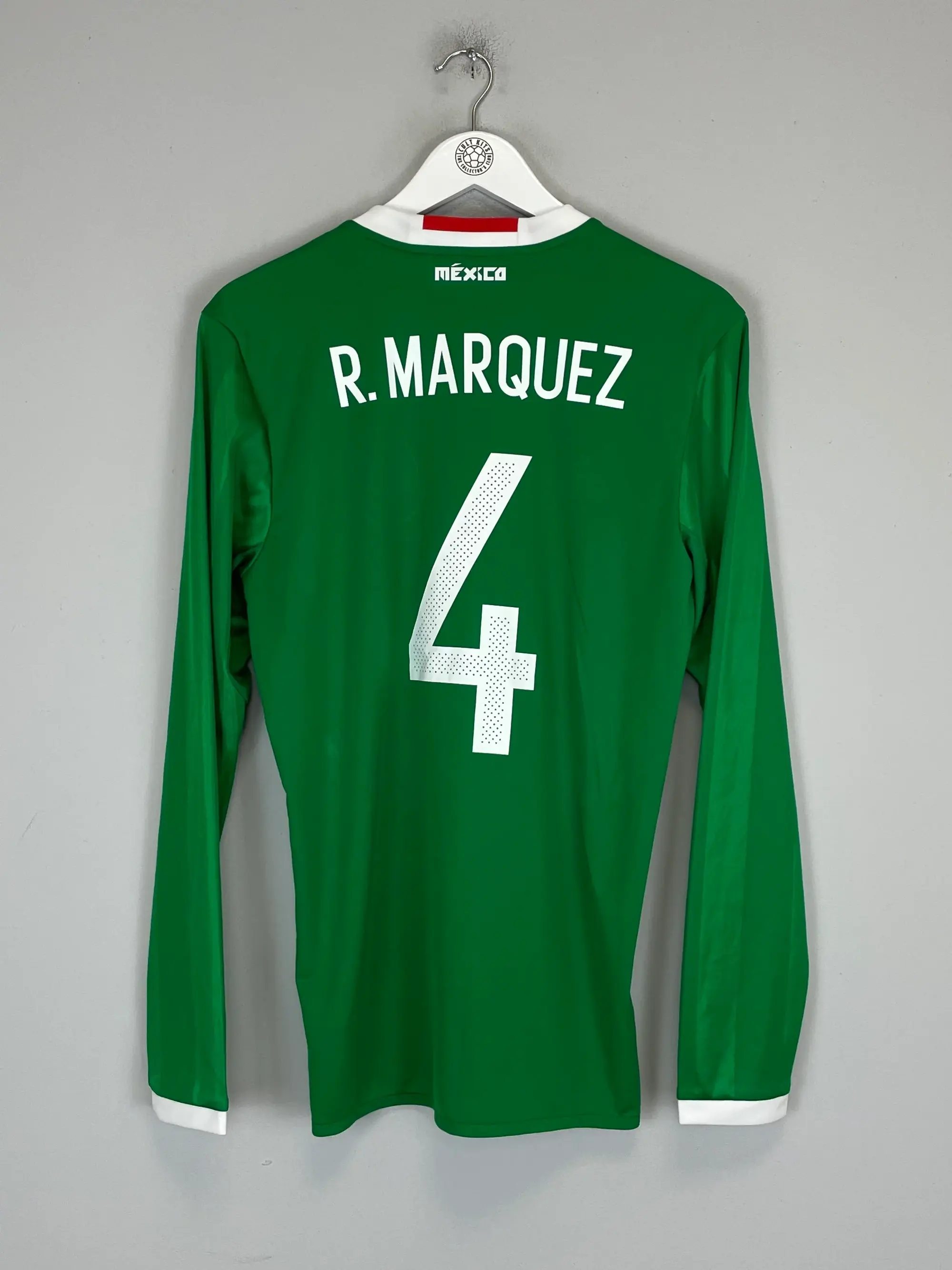 2016/17 MEXICO R.MARQUEZ #4 L/S HOME SHIRT (M) ADIDAS | Cult Kits