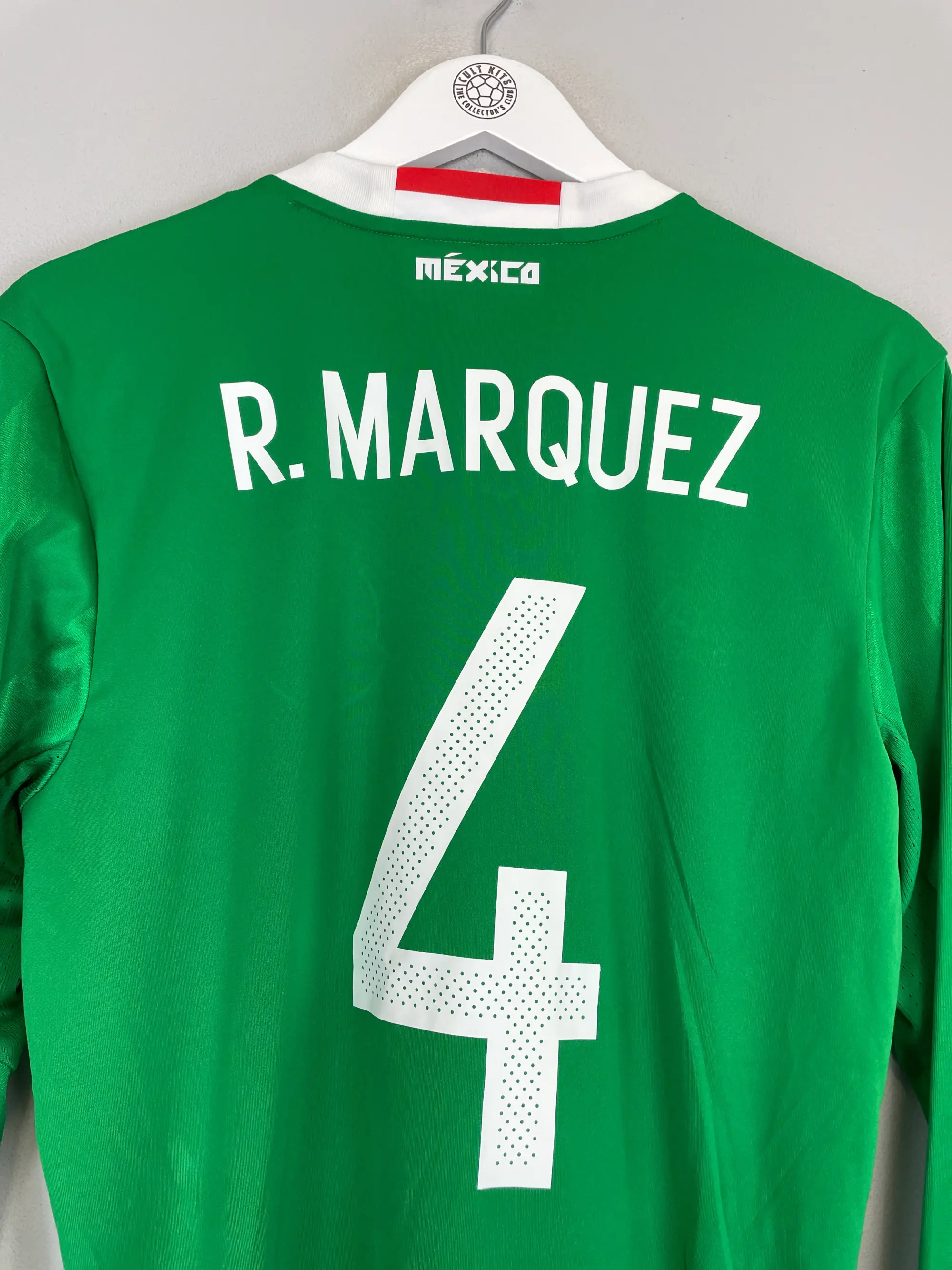2016/17 MEXICO R.MARQUEZ #4 L/S HOME SHIRT (M) ADIDAS | Cult Kits