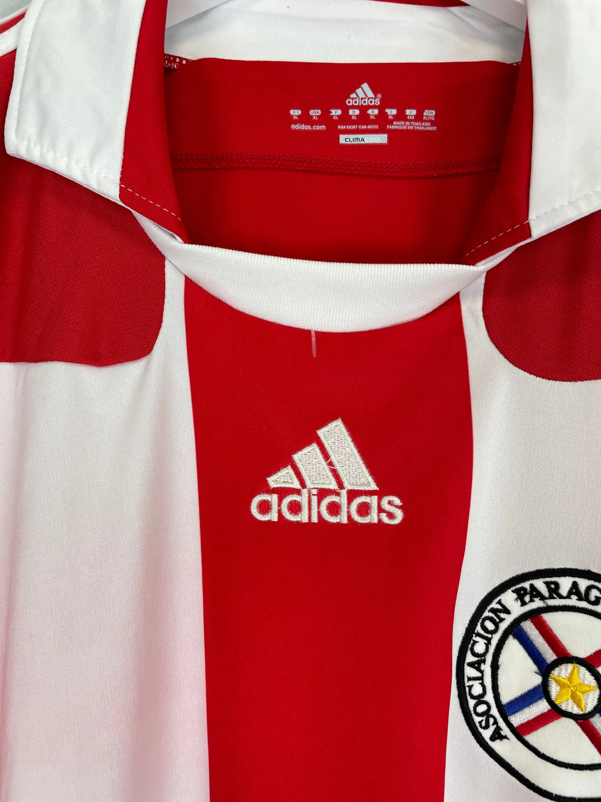 2010/11 PARAGUAY HOME SHIRT (XL) ADIDAS | Cult Kits