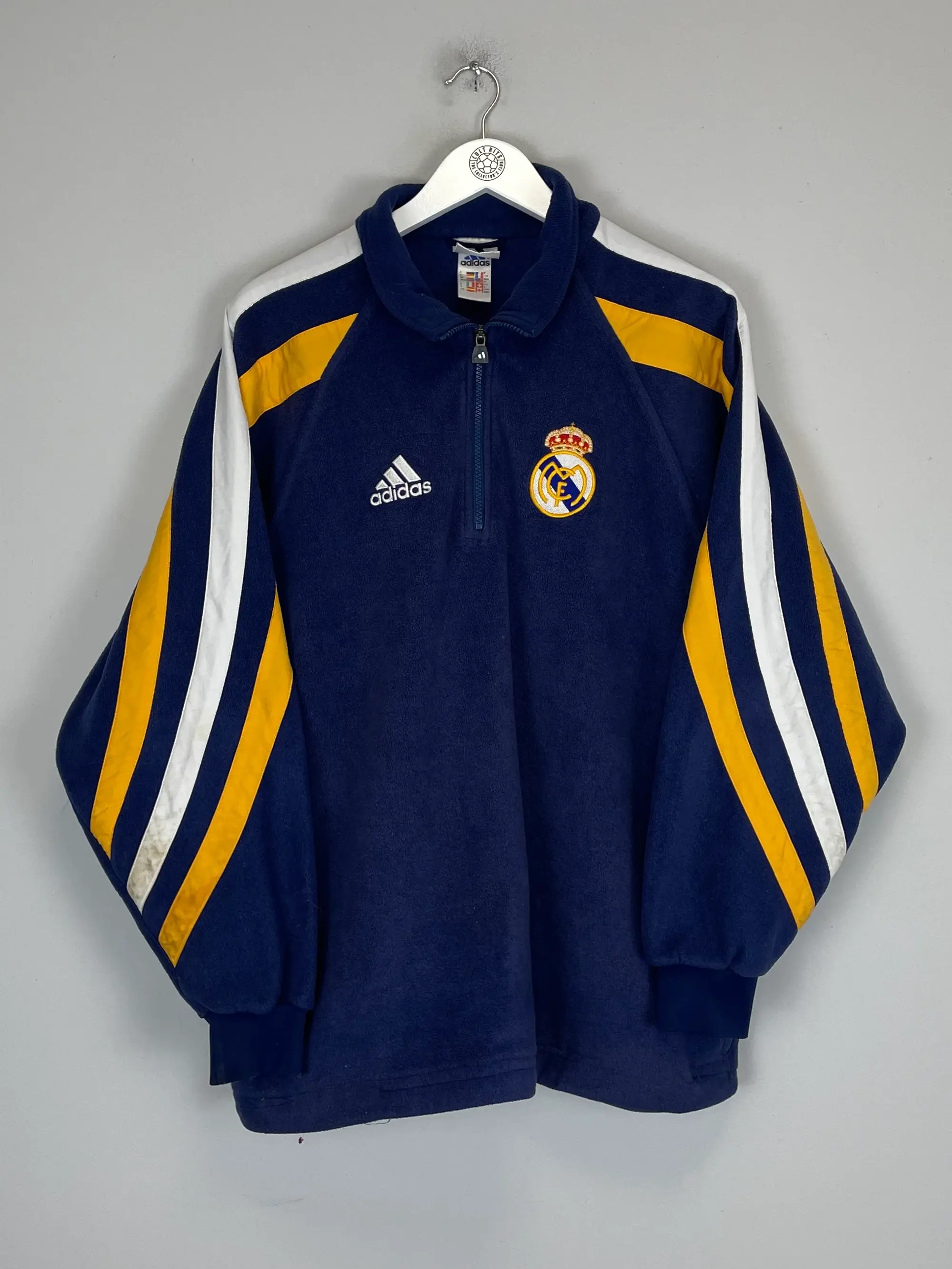 1998/99 REAL MADRID 1/4 ZIP FLEECE (M) ADIDAS | Cult Kits