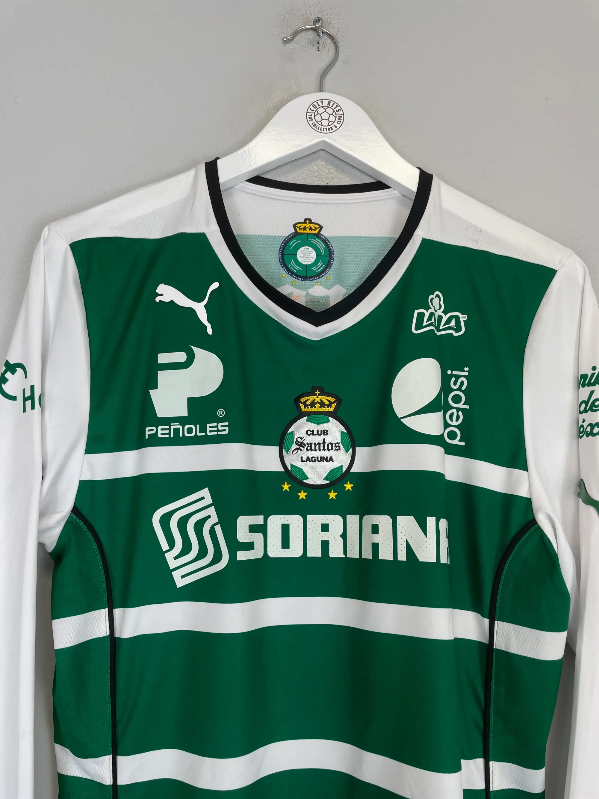 2014/15 SANTOS LAGUNA O.PERALTA #24 L/S HOME SHIRT (M) PUMA | Cult Kits