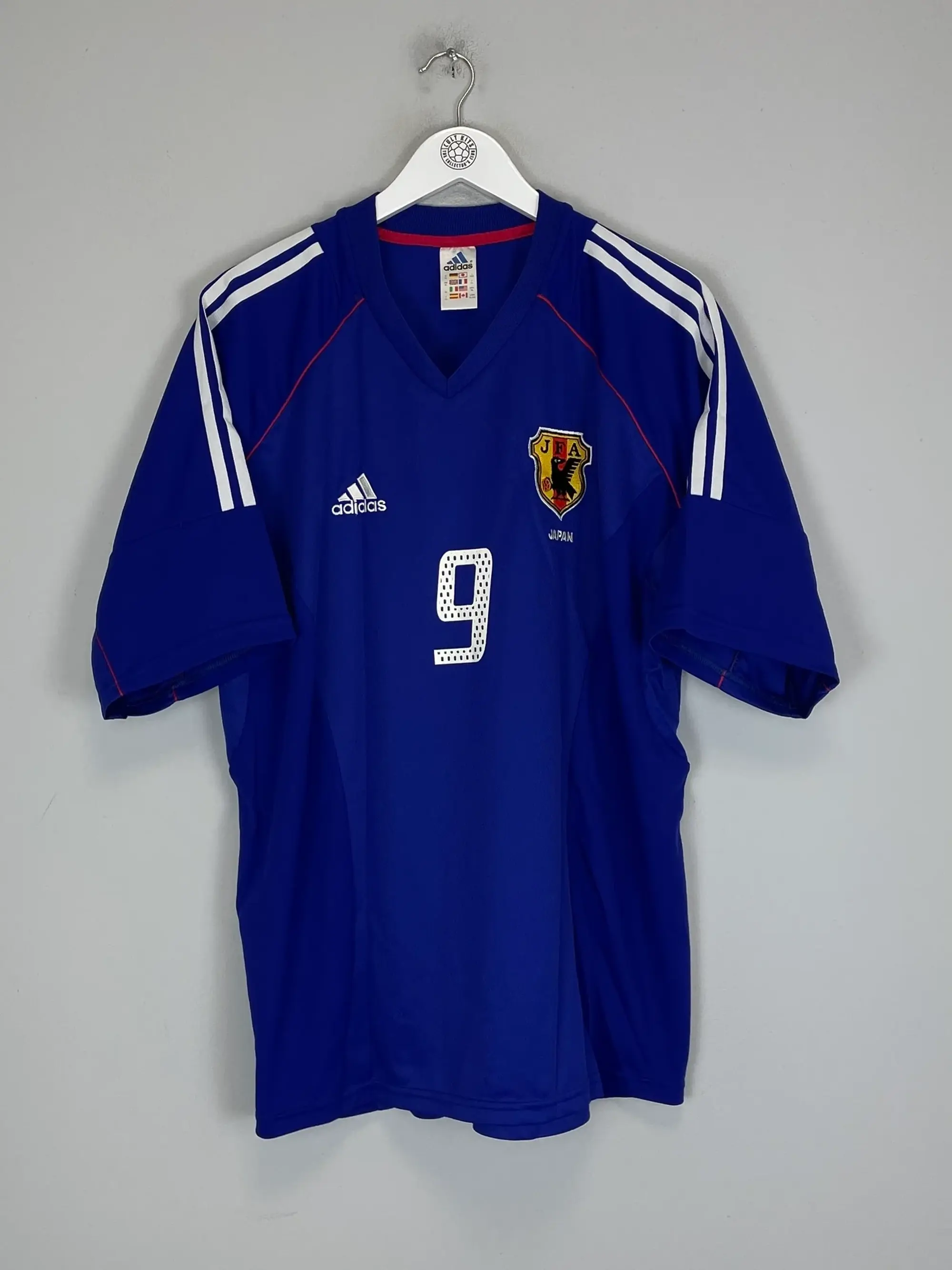 CULT KITS - 2002/03 JAPAN HYUGA #9 HOME SHIRT (XL) ADIDAS