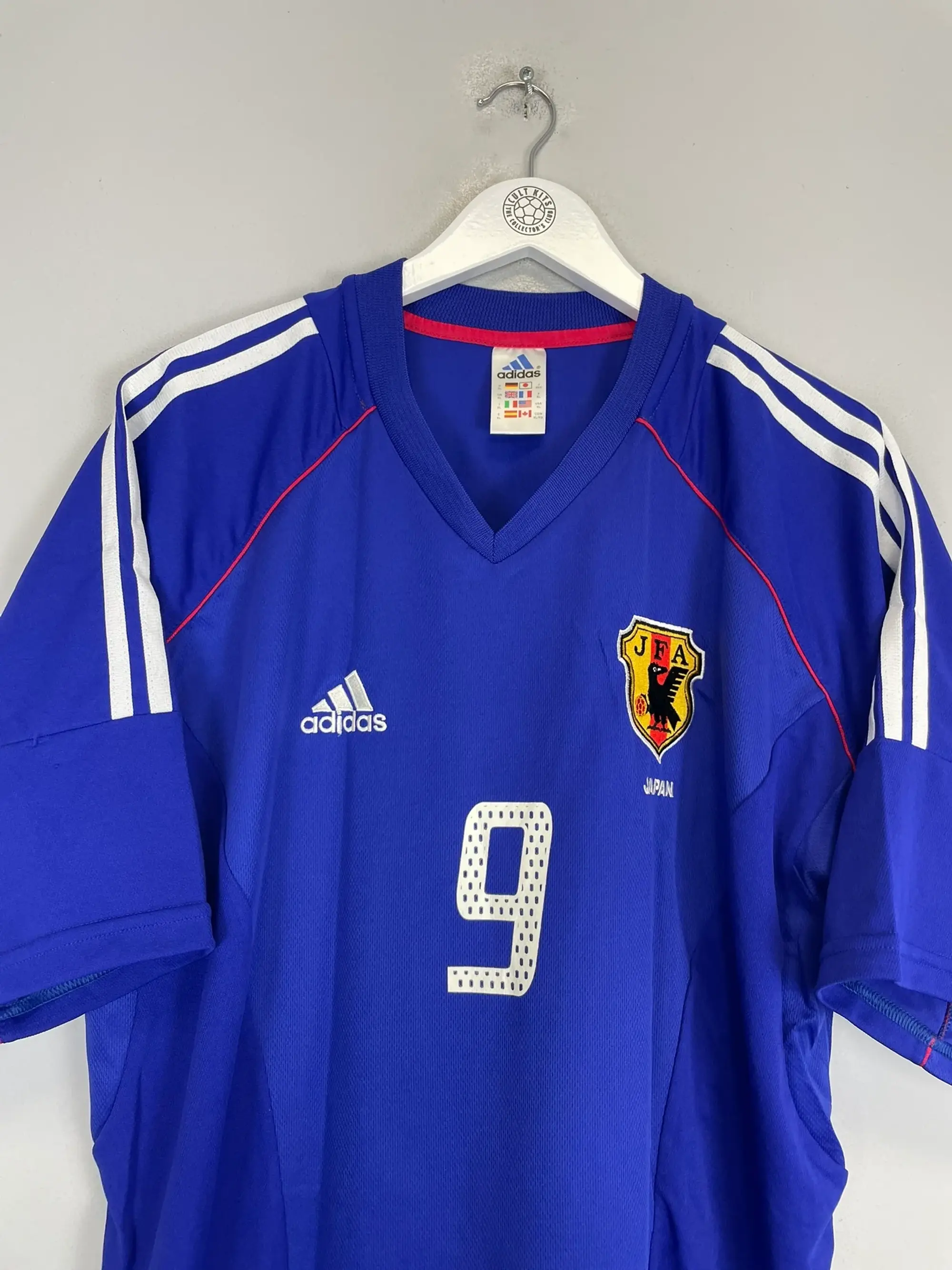 CULT KITS - 2002/03 JAPAN HYUGA #9 HOME SHIRT (XL) ADIDAS