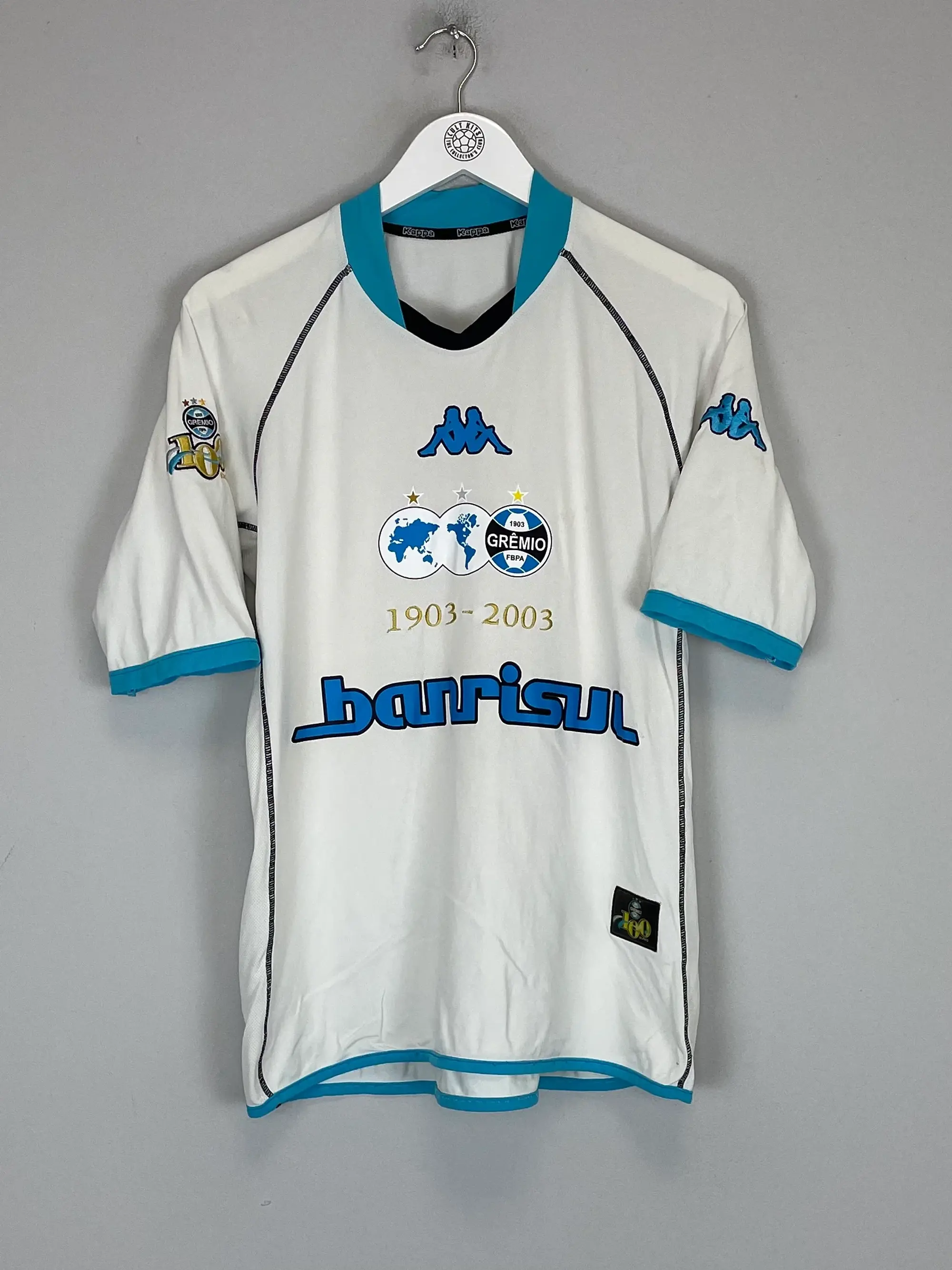 2003 GREMIO #7 *CENTENARY* AWAY SHIRT (M) KAPPA | Cult Kits