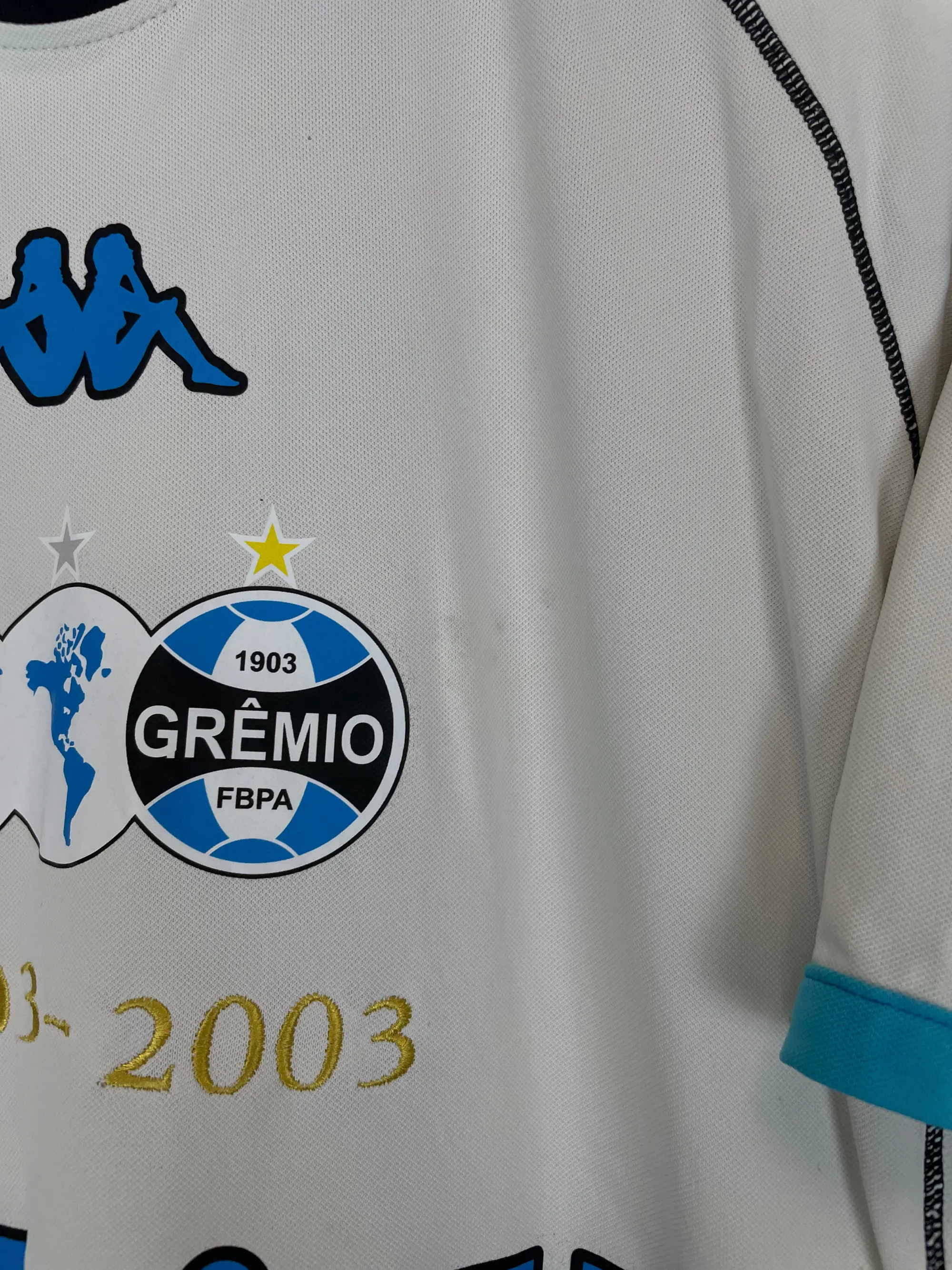 2003 GREMIO #7 *CENTENARY* AWAY SHIRT (M) KAPPA | Cult Kits