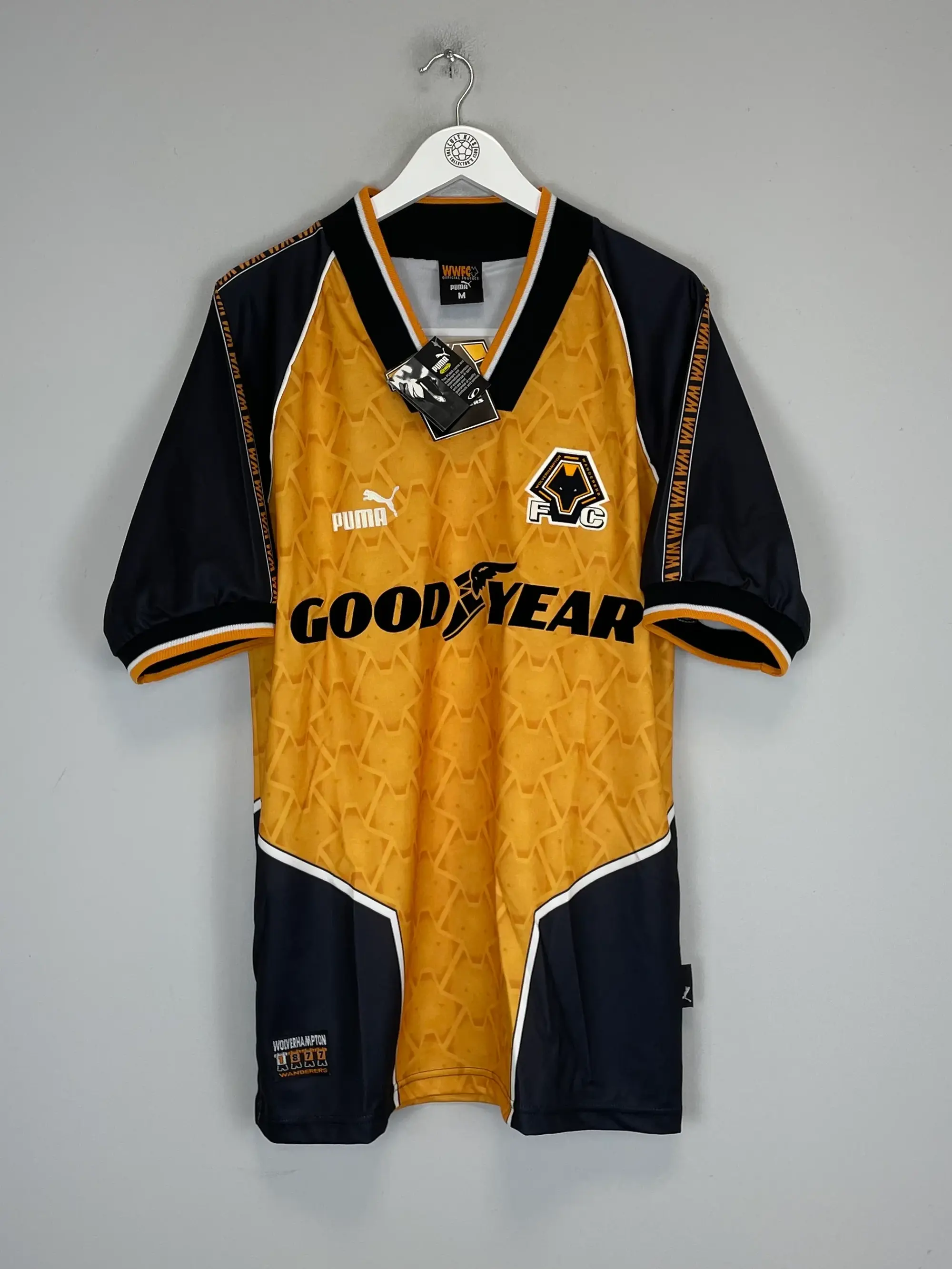 CULT KITS - 1996/98 WOLVES *BNWT* HOME SHIRT (M) PUMA