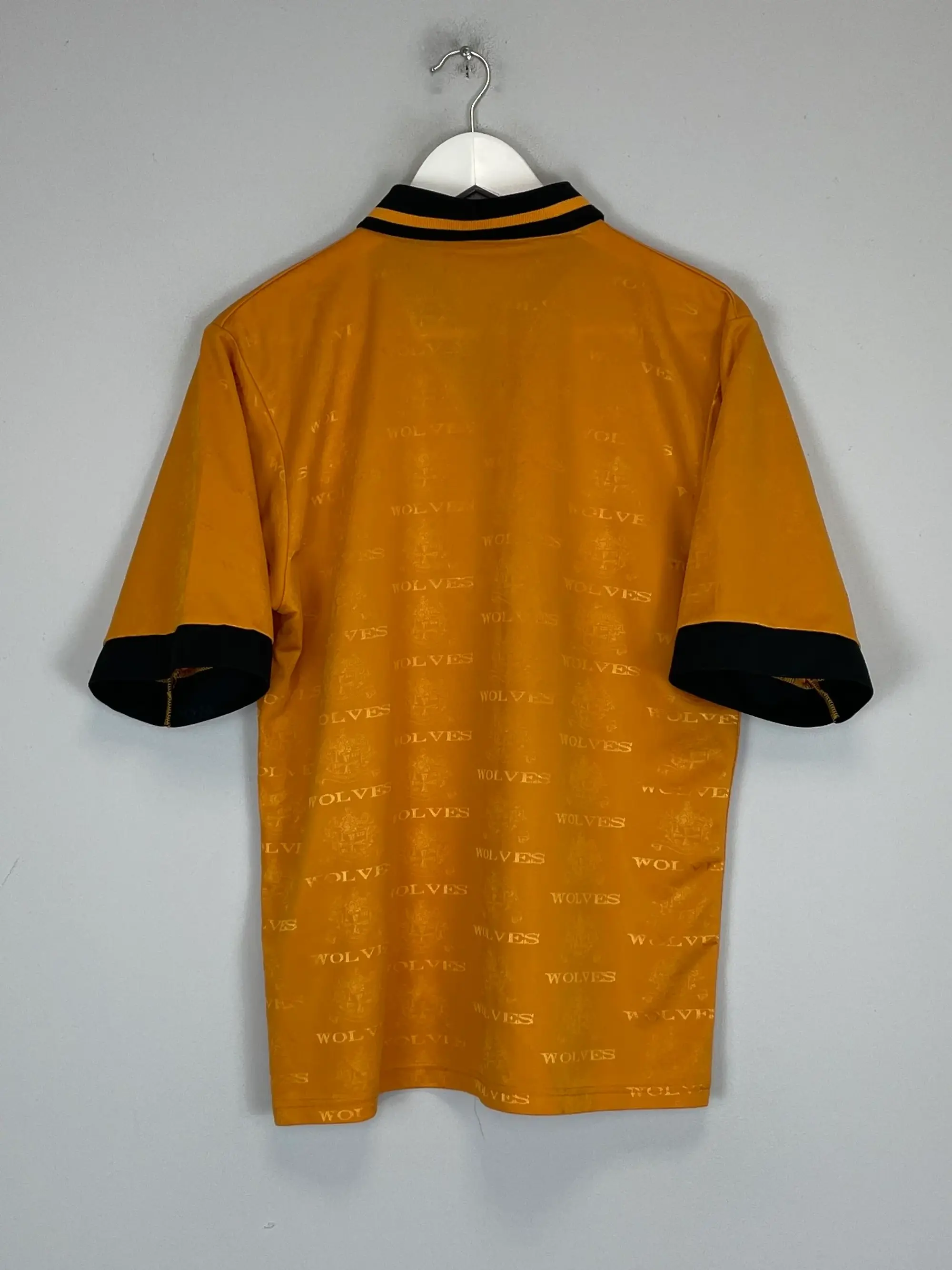 CULT KITS - 1995/96 WOLVES HOME SHIRT (M) NUTMEG