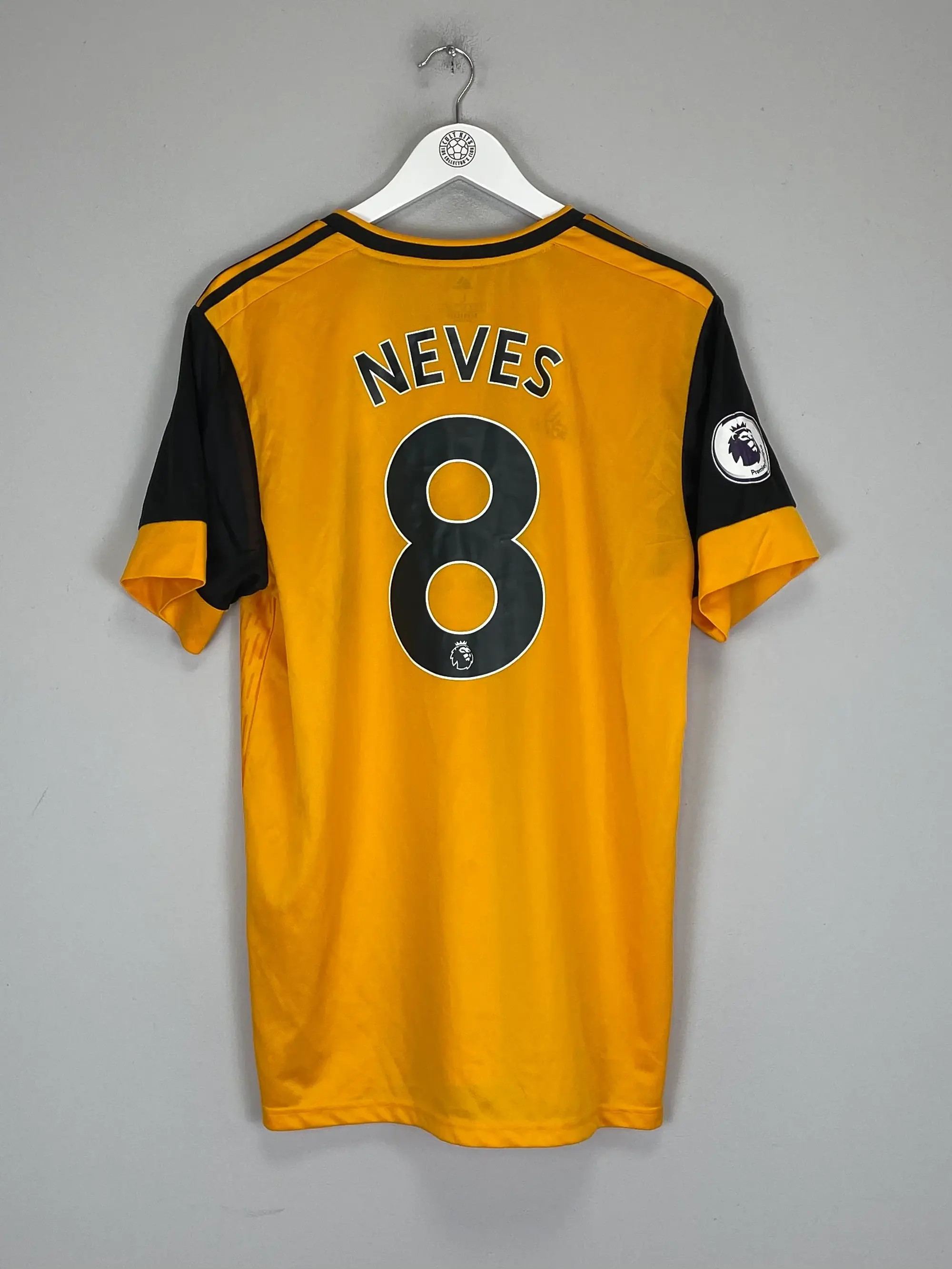 CULT KITS - 2019/20 WOLVES NEVES #8 HOME SHIRT (L) ADIDAS