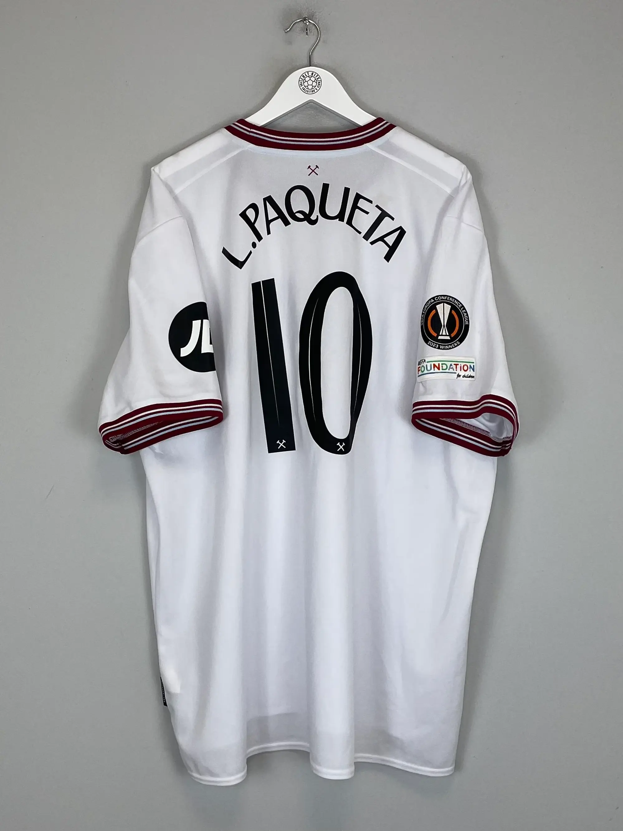 CULT KITS - 2023/24 WEST HAM L.PAQUETA #10 AWAY SHIRT (XXXXL) UMBRO