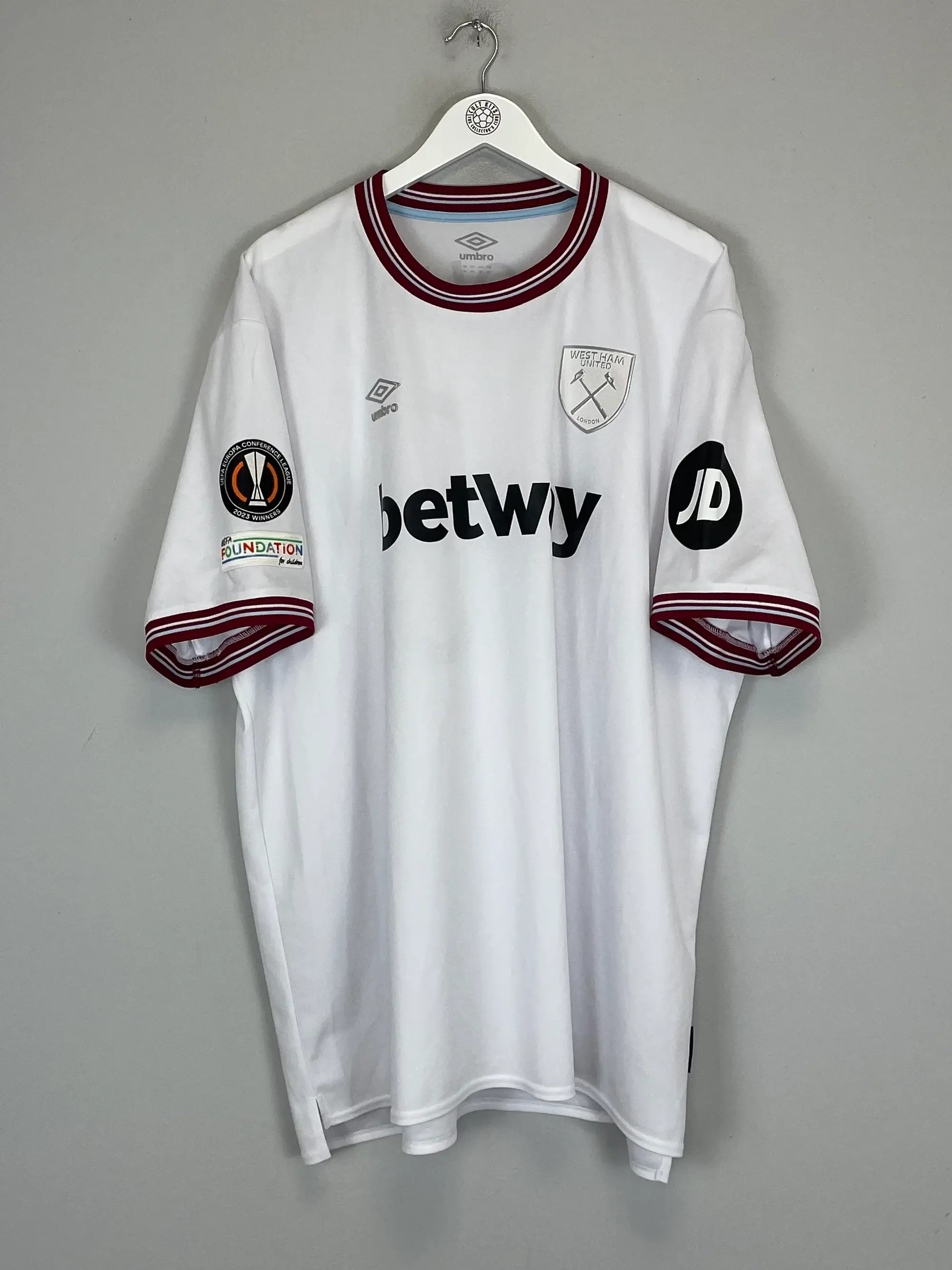 CULT KITS - 2023/24 WEST HAM L.PAQUETA #10 AWAY SHIRT (XXXXL) UMBRO