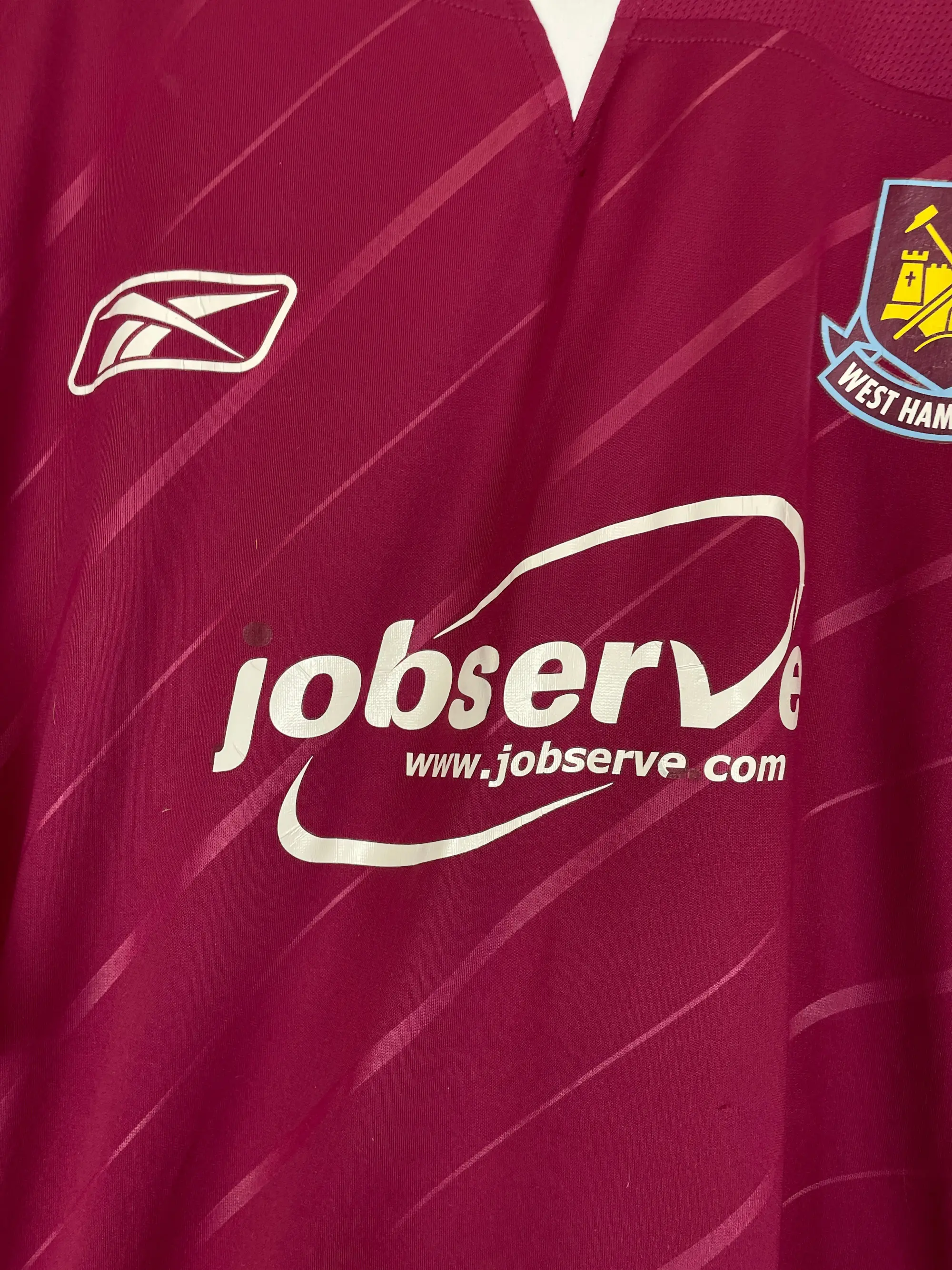 CULT KITS - 2005/07 WEST HAM TEVEZ #32 HOME SHIRT (XL) REEBOK