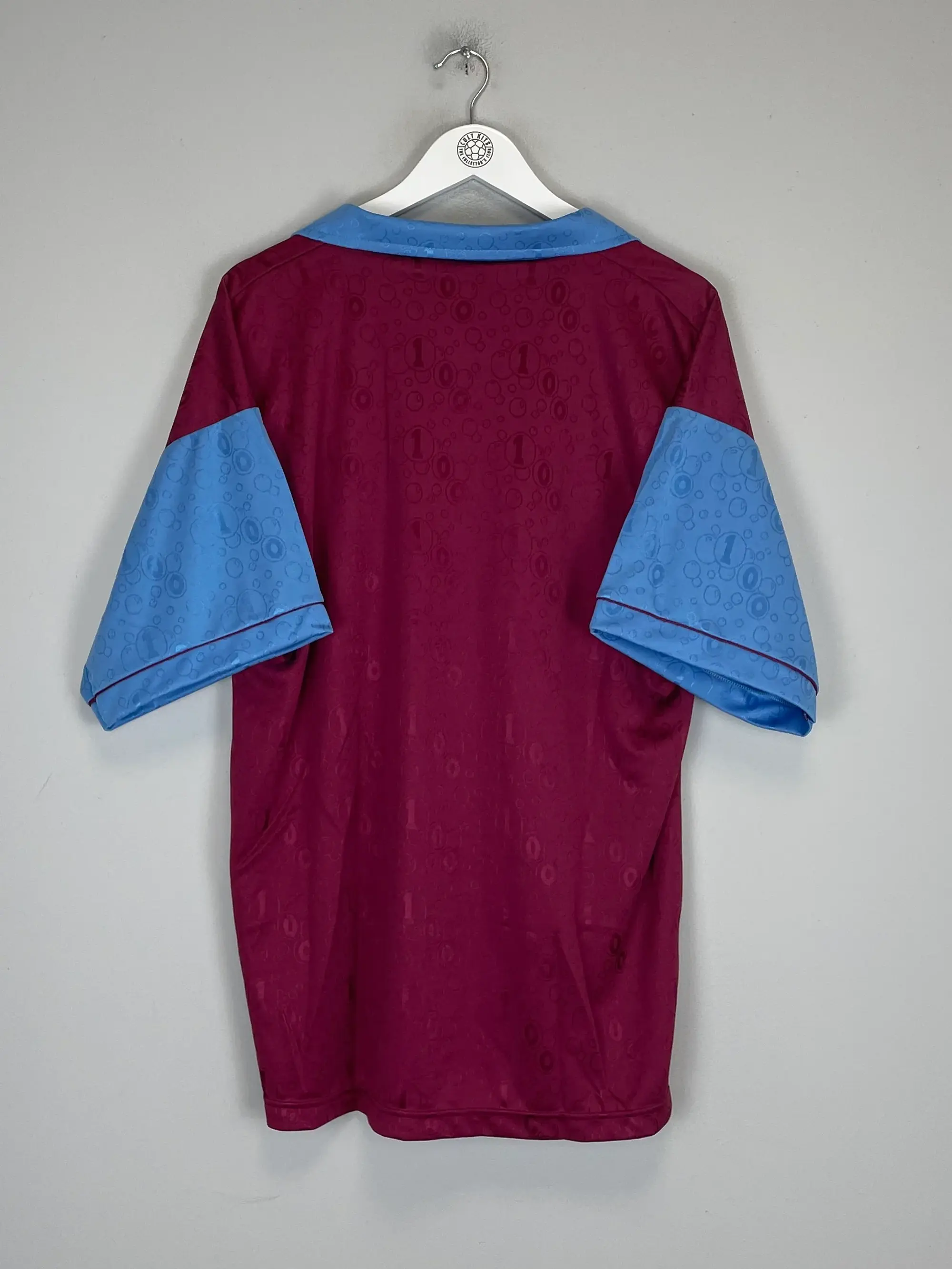 CULT KITS - 1995/97 WEST HAM *MINT* HOME SHIRT (L) PONY