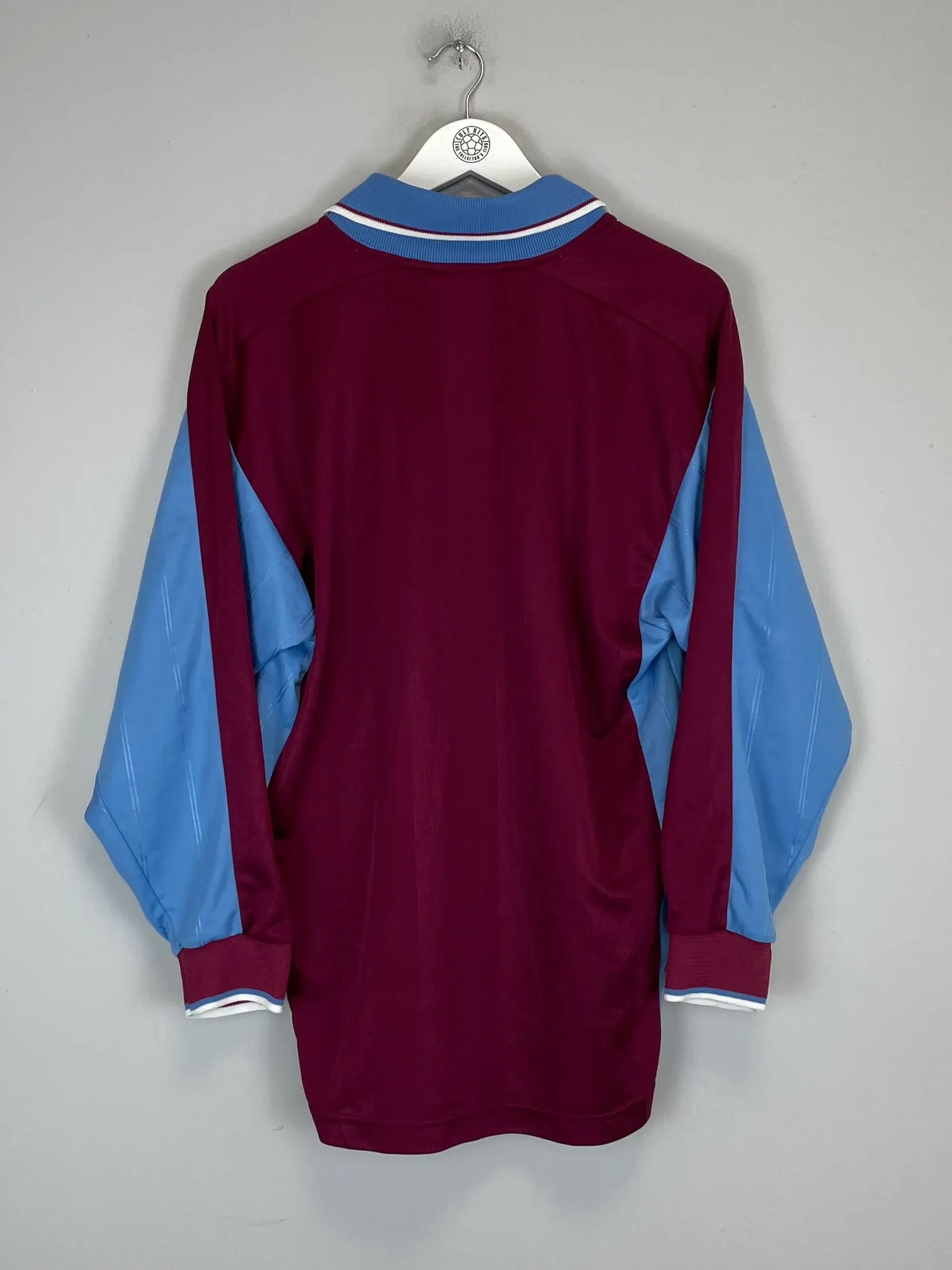 CULT KITS - 1997/99 WEST HAM L/S HOME SHIRT (M) PONY