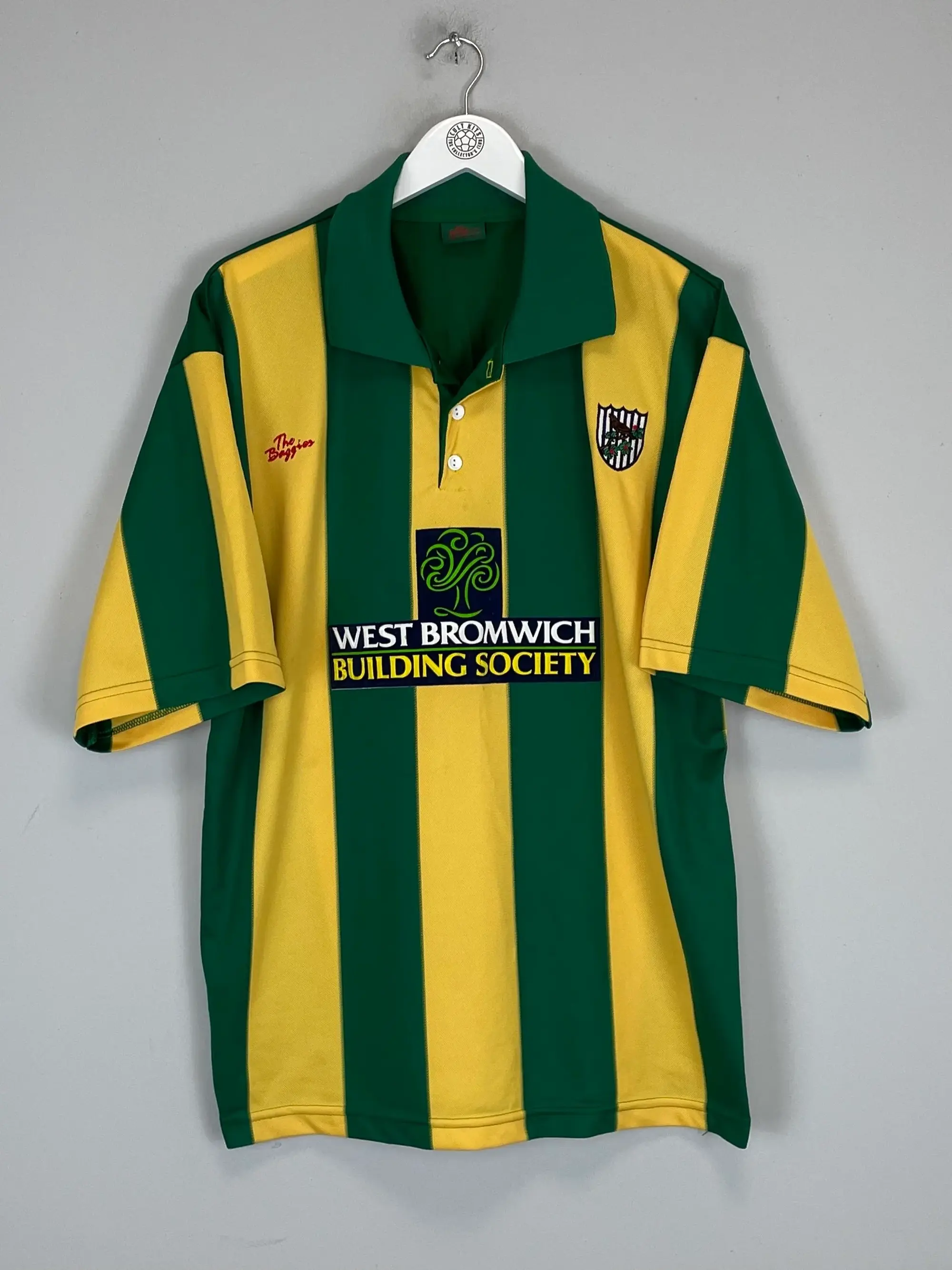 CULT KITS - 2001/03 WEST BROM AWAY SHIRT (XL) THE BAGGIES