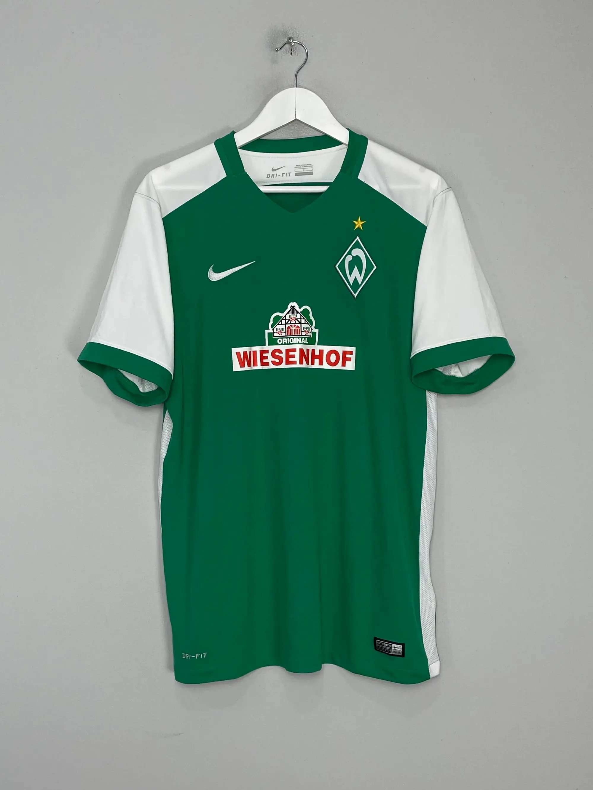 CULT KITS - 2015/16 WERDER BREMEN HOME SHIRT (L) NIKE