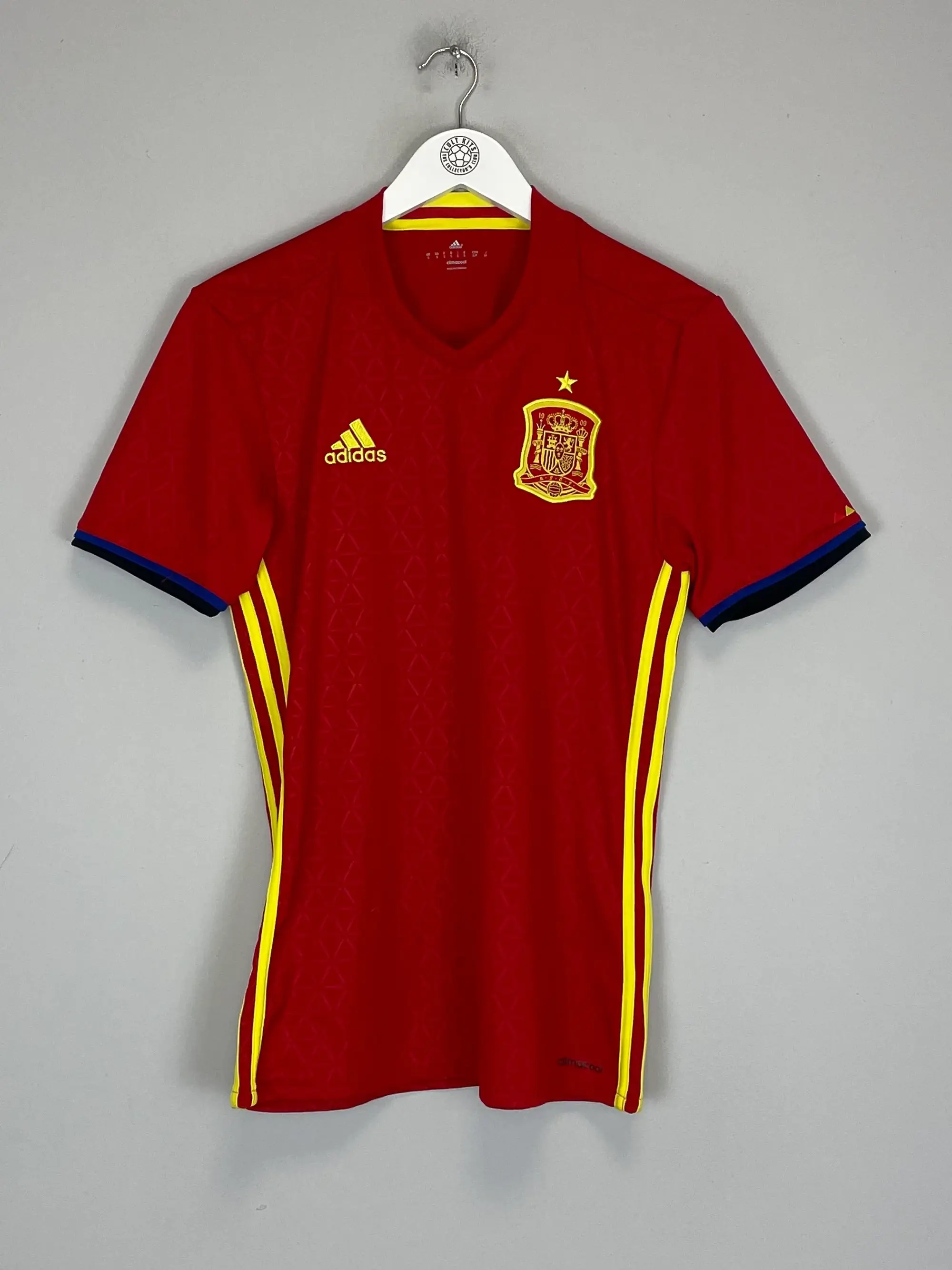 CULT KITS - 2016/17 SPAIN HOME SHIRT (S) ADIDAS