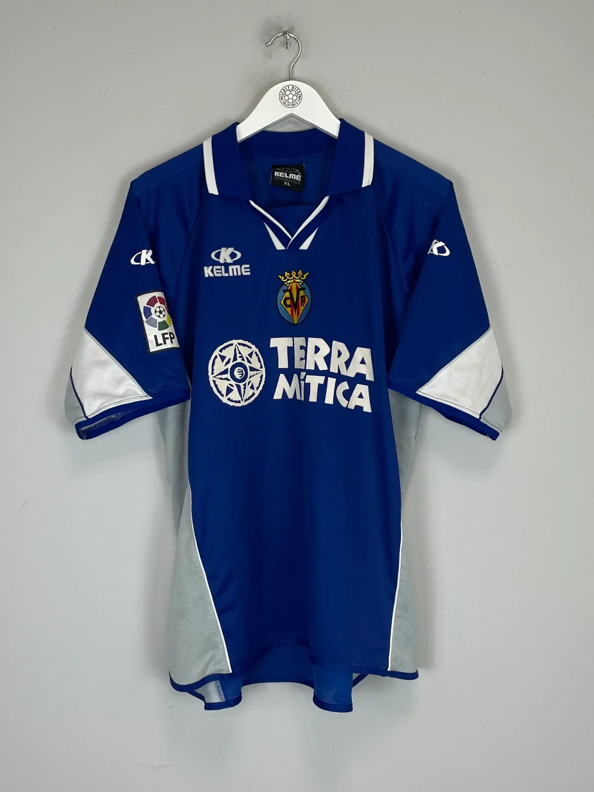 CULT KITS - 2002/03 VILLARREAL #20 AWAY SHIRT (XL) KELME