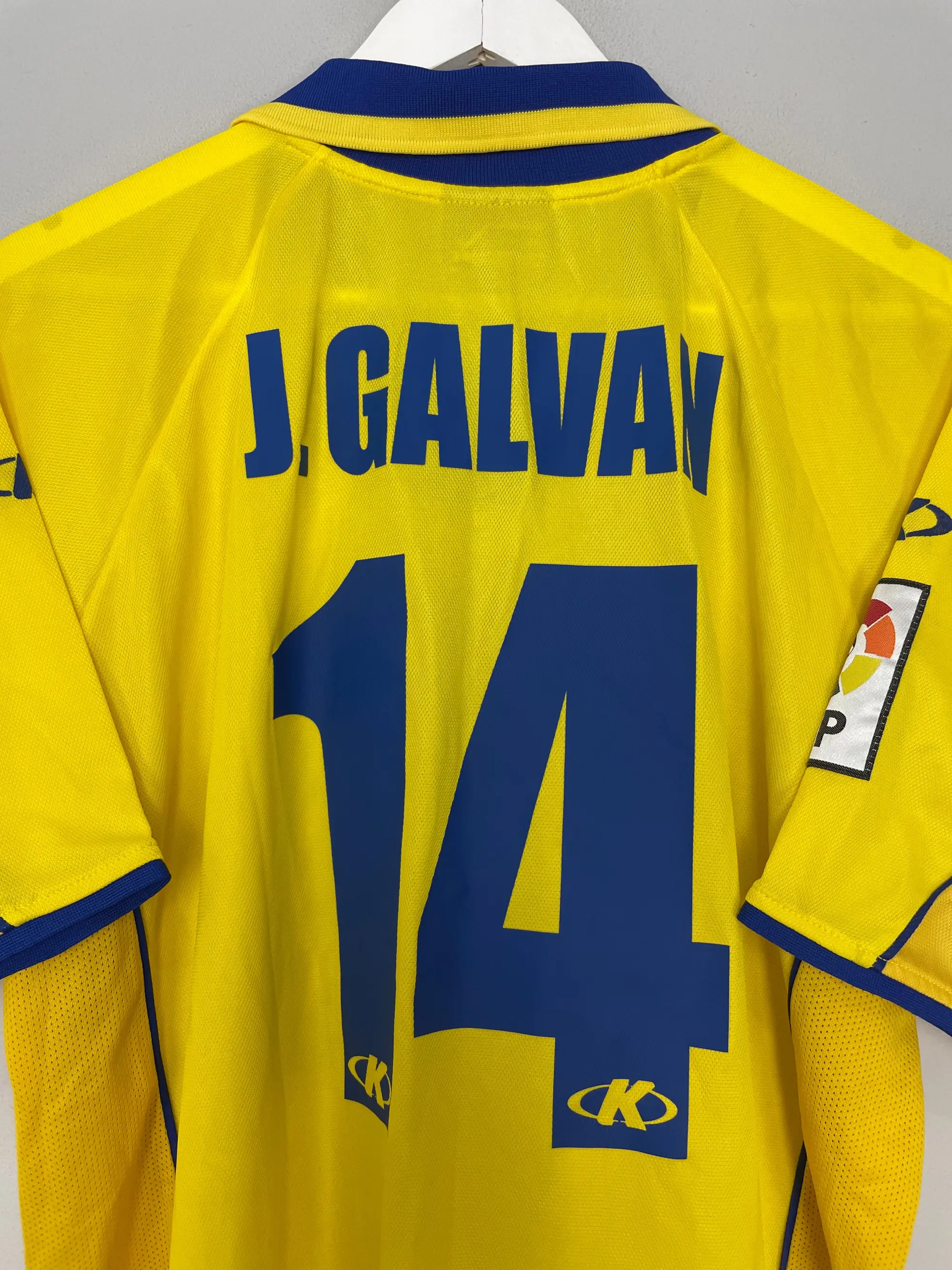 CULT KITS - 2002/03 VILLARREAL J.GALVAN #14 HOME SHIRT (L) KELME