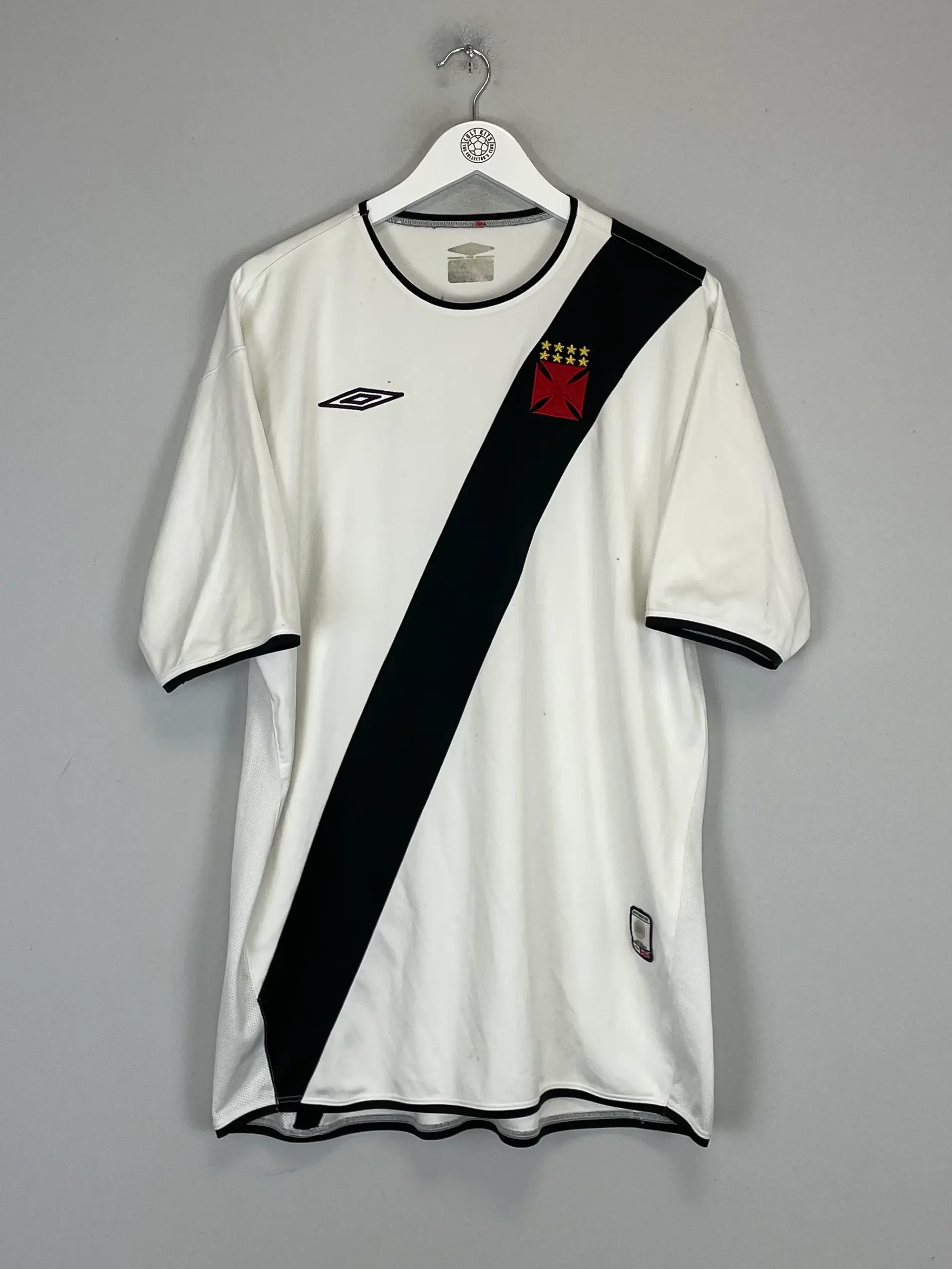 CULT KITS - 2003/04 VASCO DA GAMA #11 HOME SHIRT (XL) UMBRO