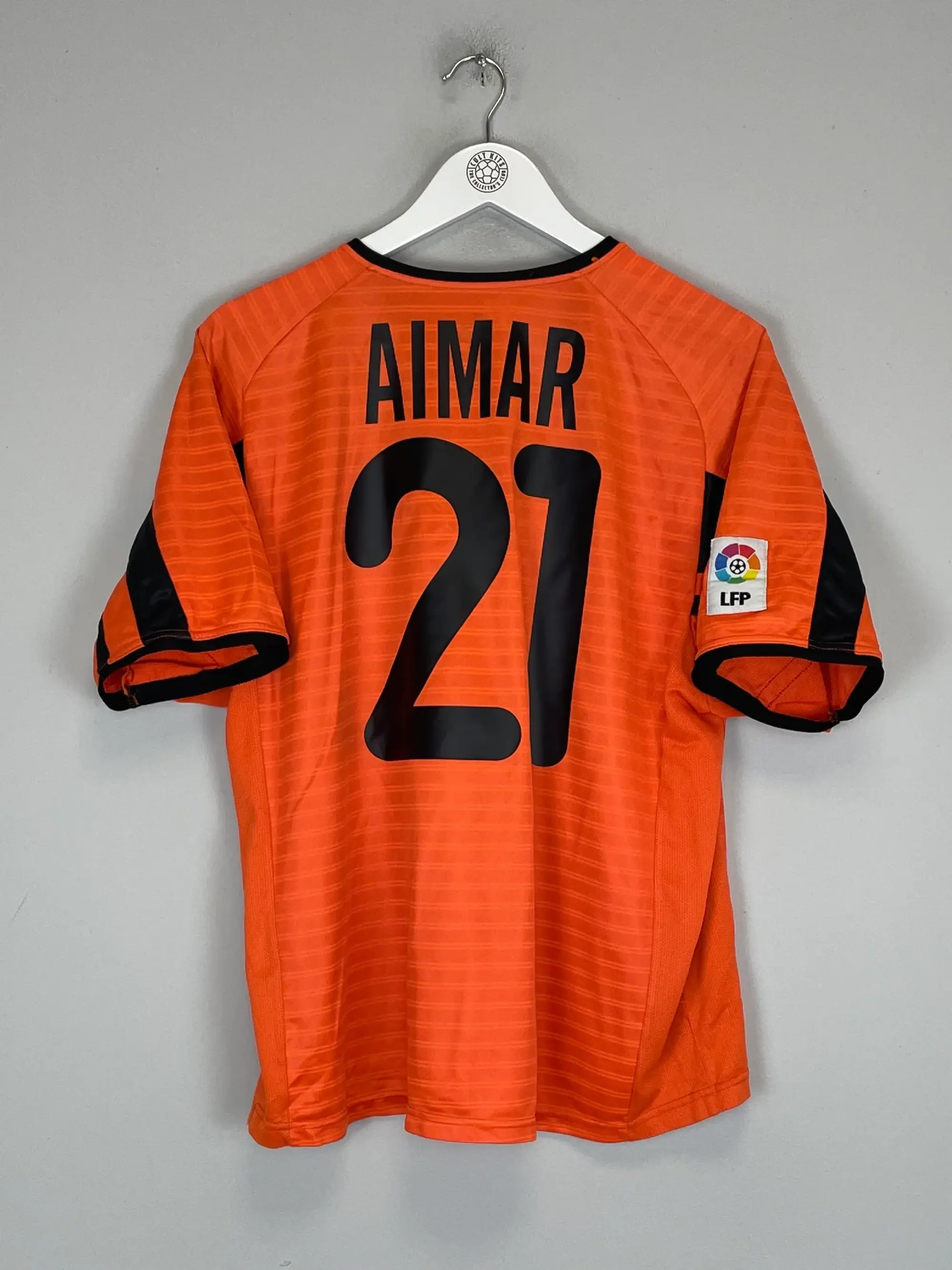 CULT KITS - 2001/02 VALENCIA AIMAR #21 AWAY SHIRT (L) NIKE