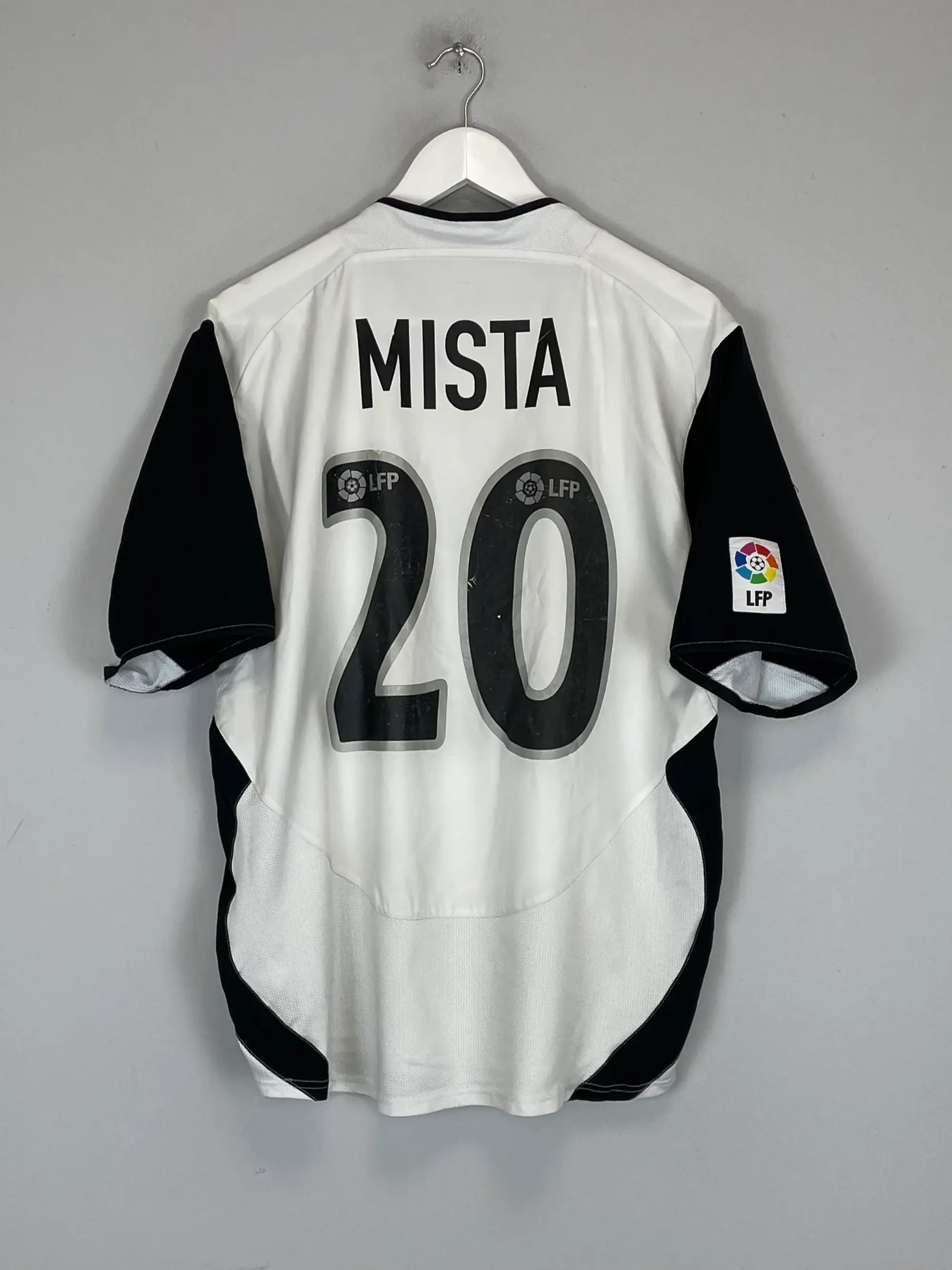CULT KITS - 2003/04 VALENCIA MISTA #20 HOME SHIRT (L) NIKE