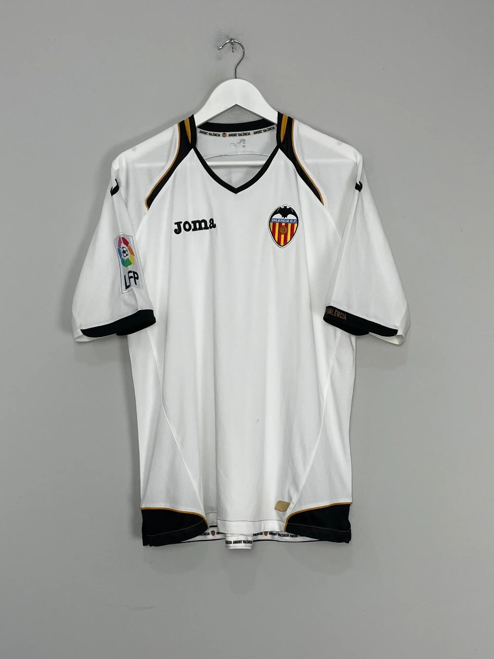 CULT KITS - 2011/12 VALENCIA HOME SHIRT (XL) JOMA