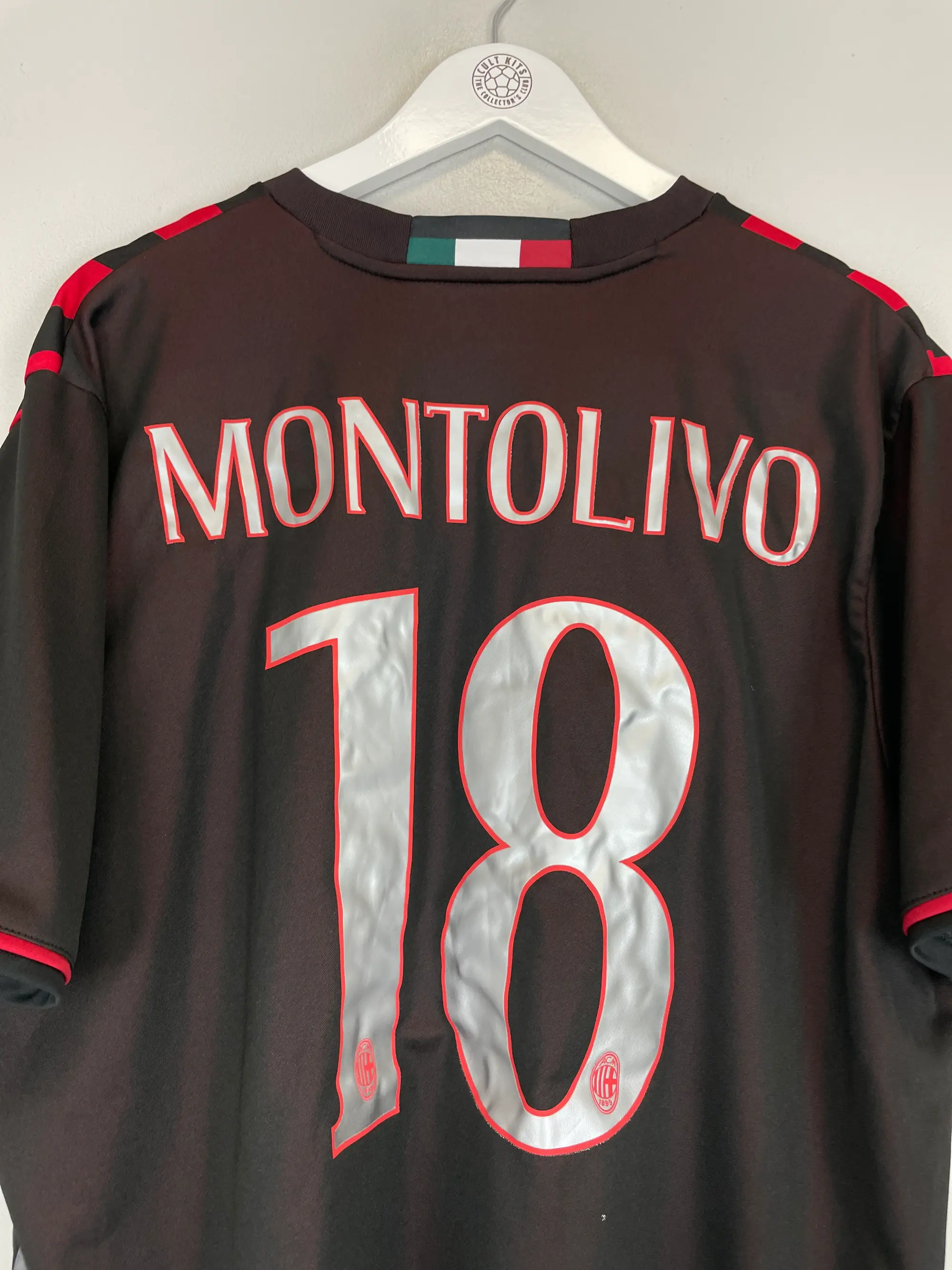2016/17 AC MILAN MONTOLIVO #18 HOME SHIRT (XXL) ADIDAS | Cult Kits