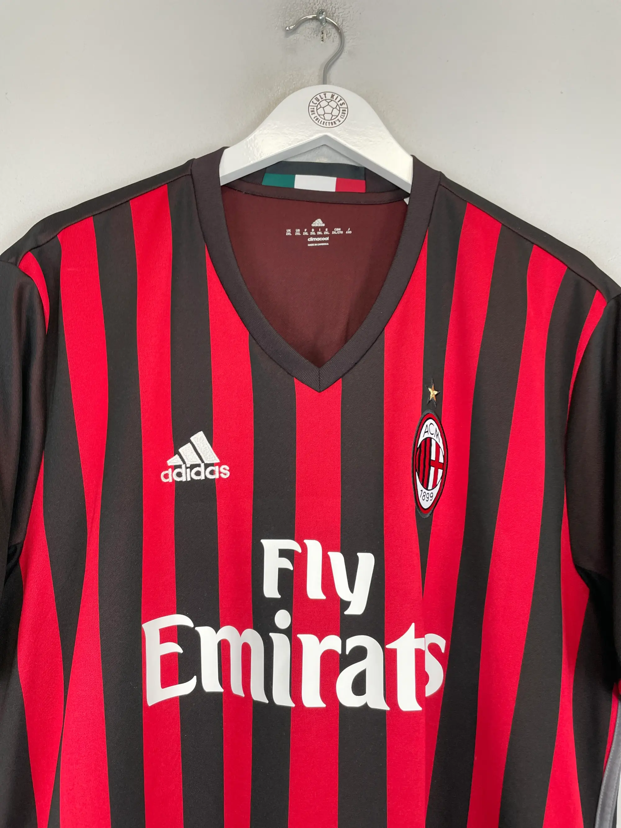 2016/17 AC MILAN MONTOLIVO #18 HOME SHIRT (XXL) ADIDAS | Cult Kits