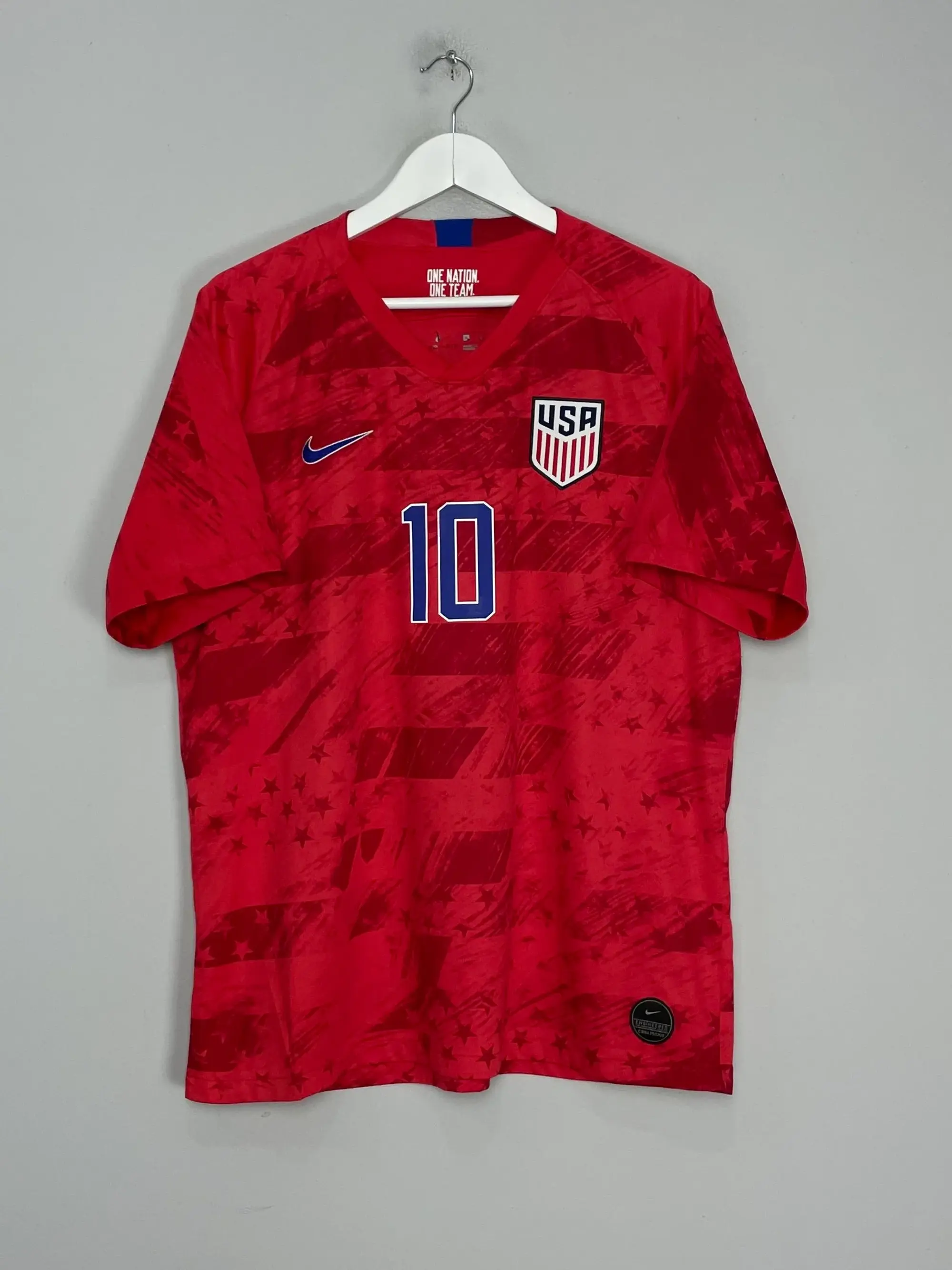 CULT KITS - 2018/20 USA PULISIC #10 AWAY SHIRT (XL) NIKE