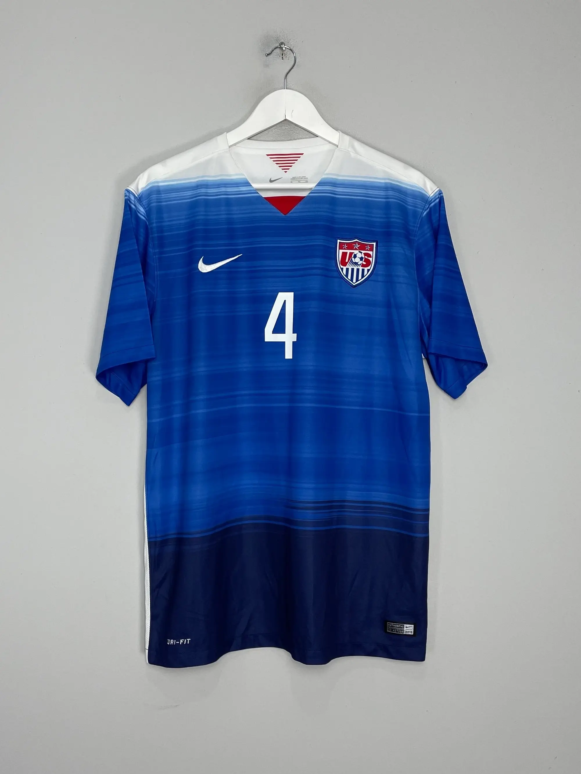 CULT KITS - 2015/16 USA BRADLEY #4 AWAY SHIRT (XL) NIKE