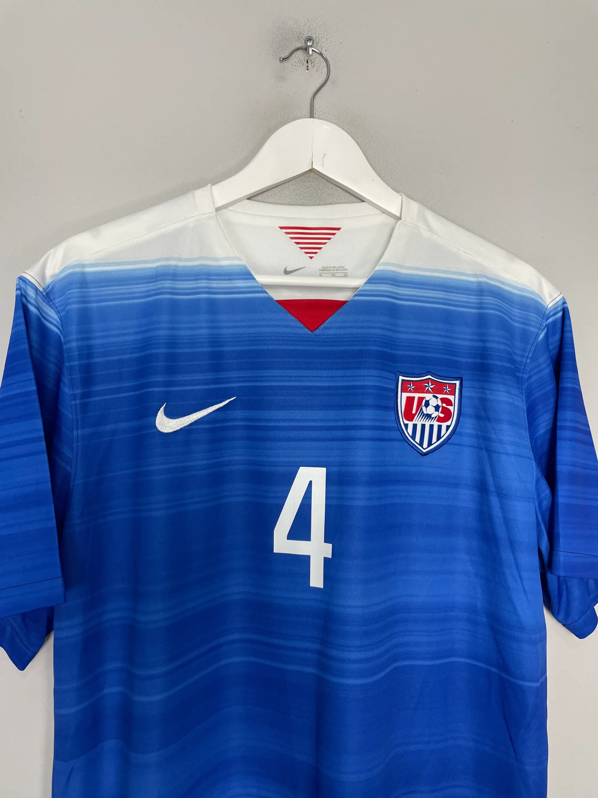 CULT KITS - 2015/16 USA BRADLEY #4 AWAY SHIRT (XL) NIKE
