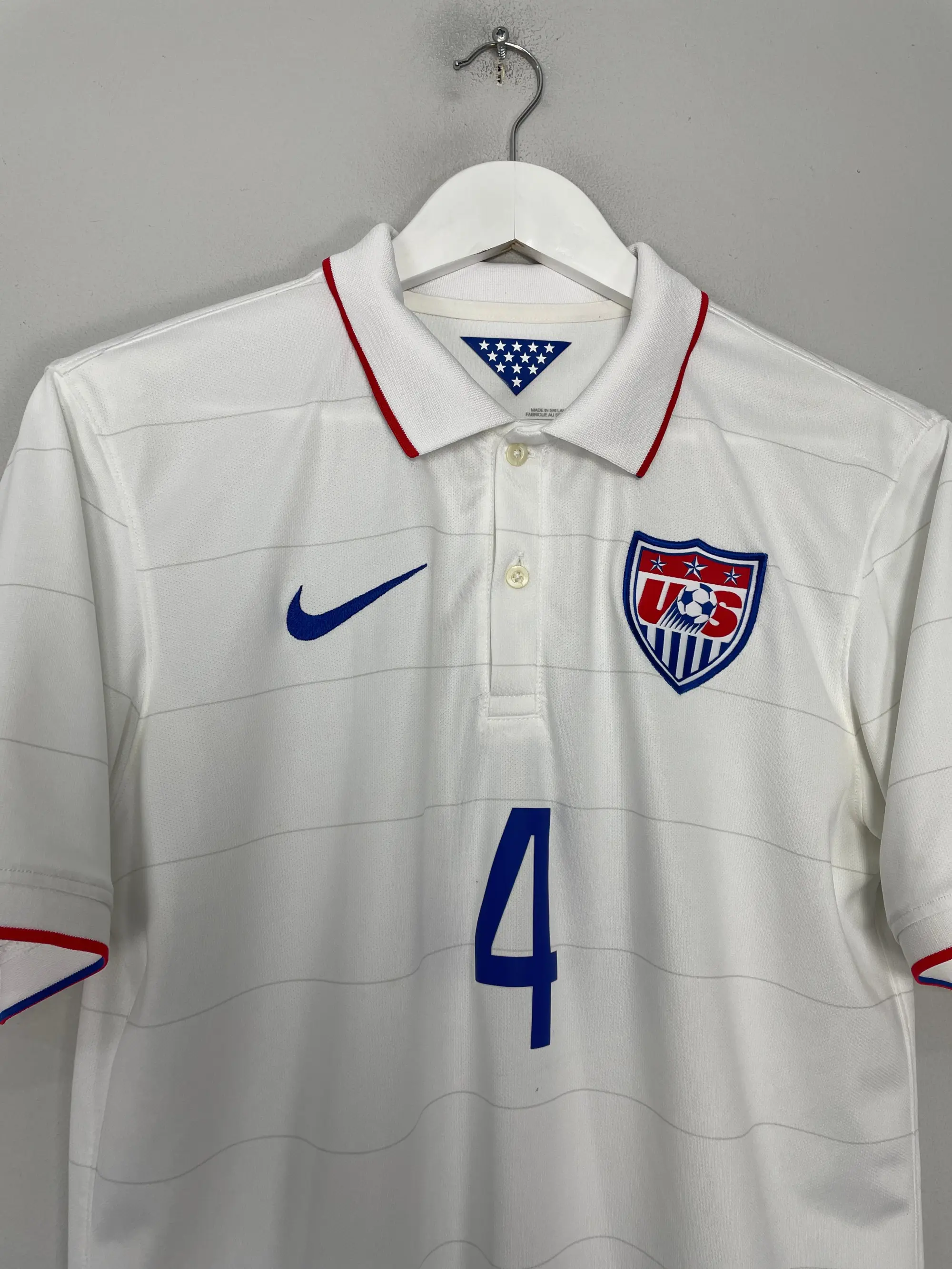 CULT KITS - 2014/15 USA BRADLEY #4 HOME SHIRT (M) NIKE
