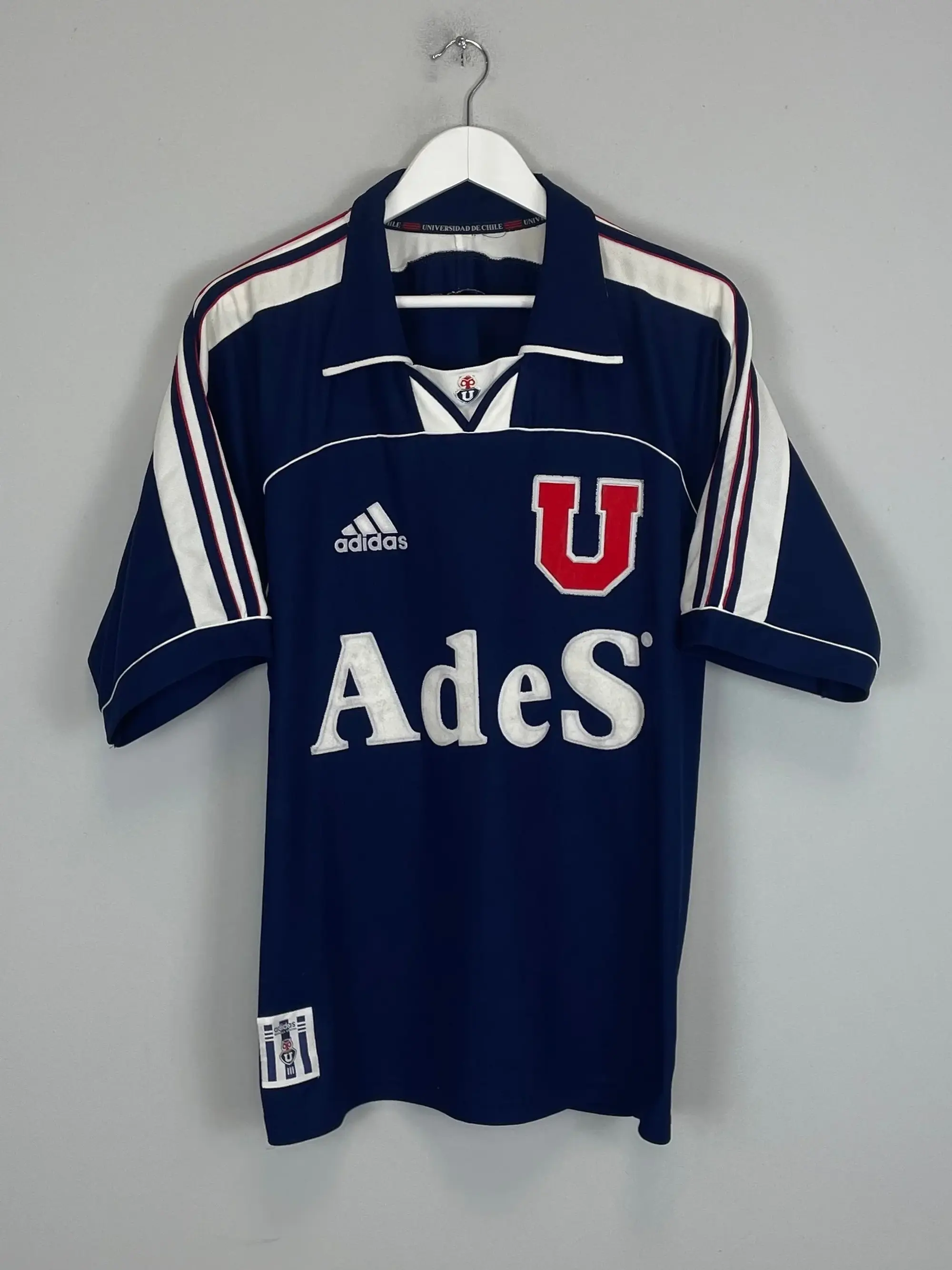 CULT KITS - 2000/01 UNIVERSIDAD DE CHILE HOME SHIRT (XL) ADIDAS
