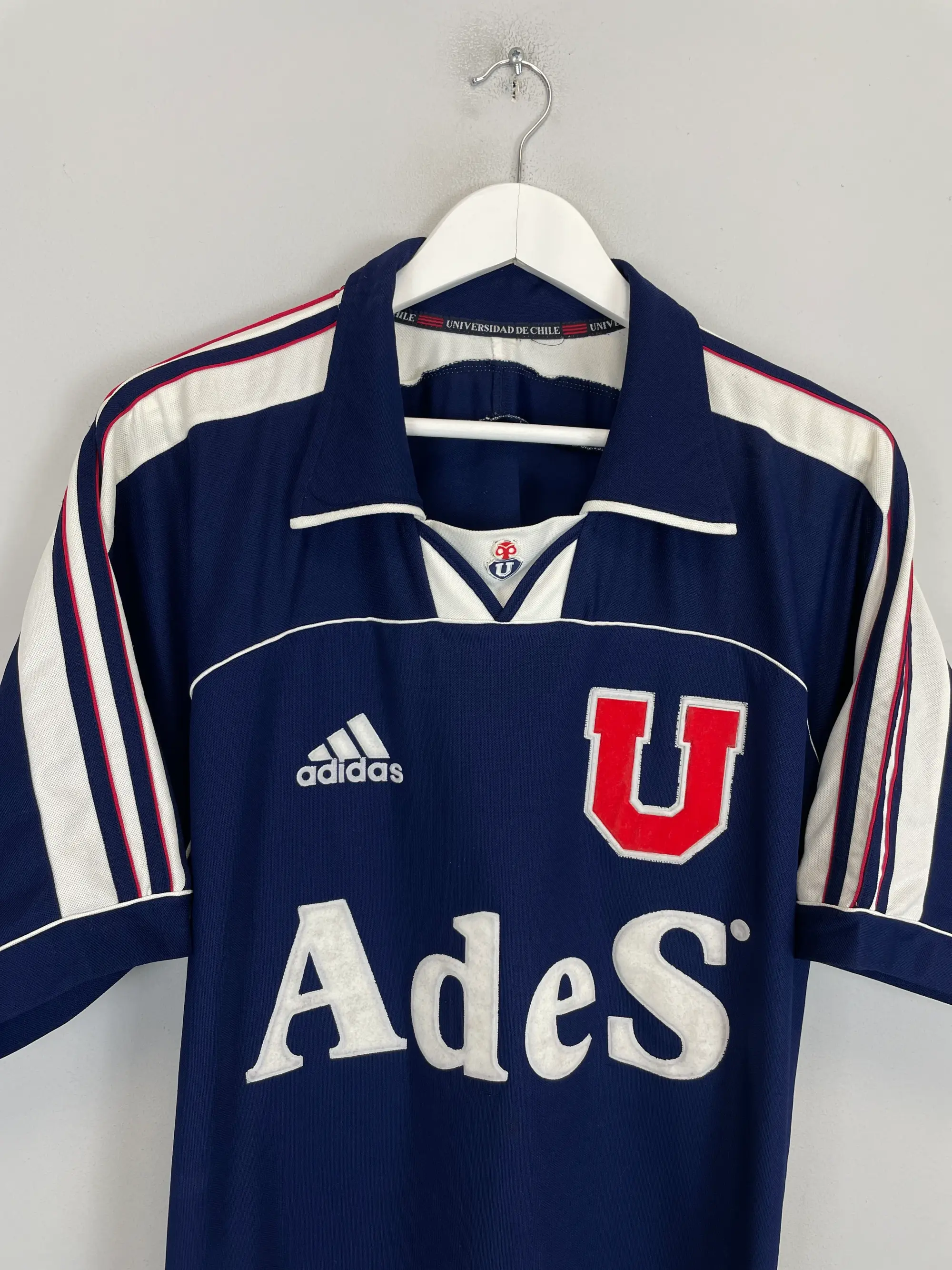 CULT KITS - 2000/01 UNIVERSIDAD DE CHILE HOME SHIRT (XL) ADIDAS