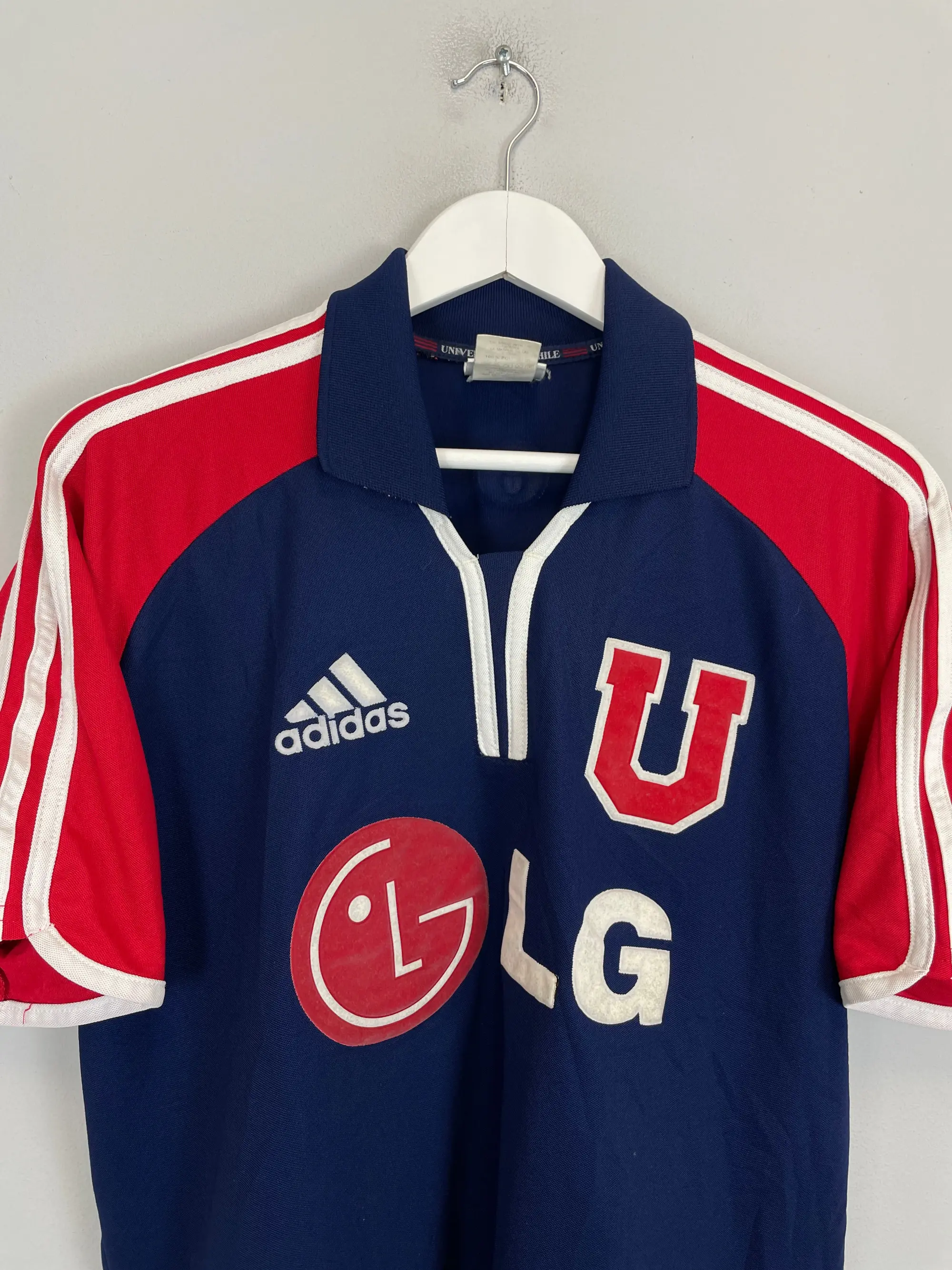 CULT KITS - 2001/02 UNIVERSIDAD DE CHILE HOME SHIRT (L) ADIDAS